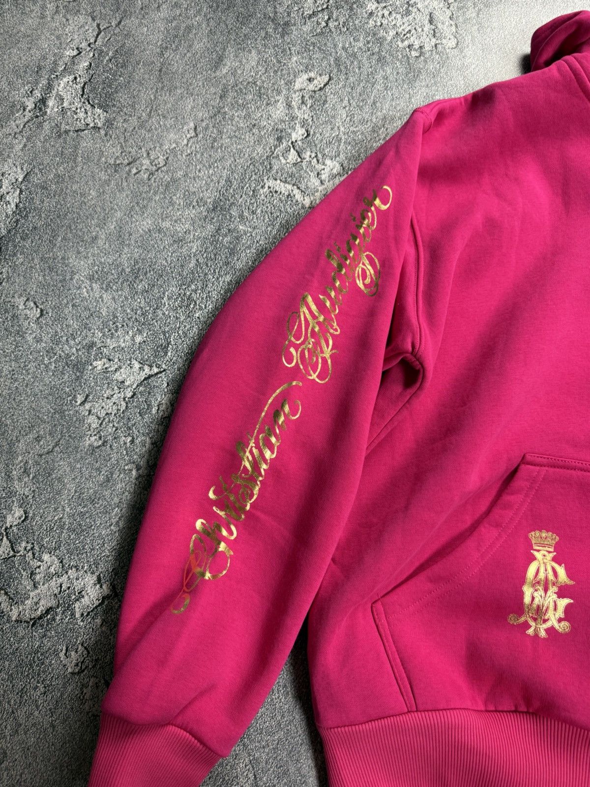 Christian Audigier VNTG Christian Audigier Y2K Rhinestone Baggy Zip Hoodie Size US XL / EU 56 / 4 - 2 Thumbnail