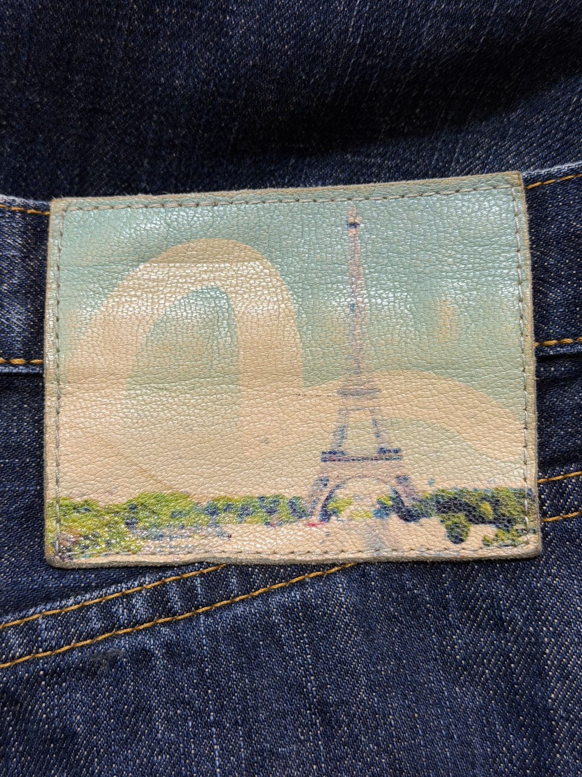Evisu 🔥Rare🔥Evisu Selvedge Multi Pocket Seagull Multi Color Jean Size US 30 / EU 46 - 5 Thumbnail
