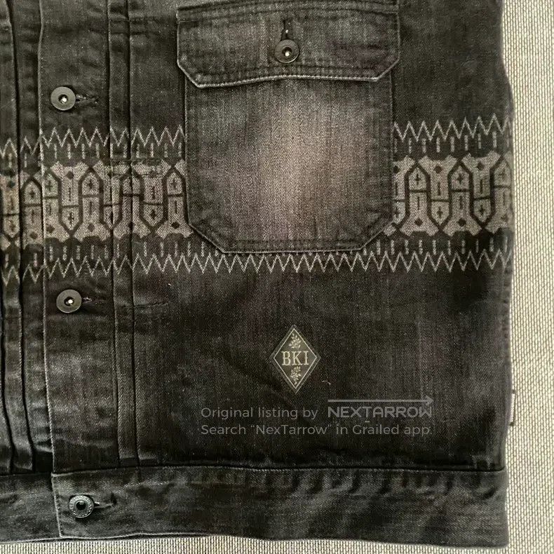 Neighborhood Neighborhood Black Soul Denim Jacket Size US XL / EU 56 / 4 - 4 Thumbnail