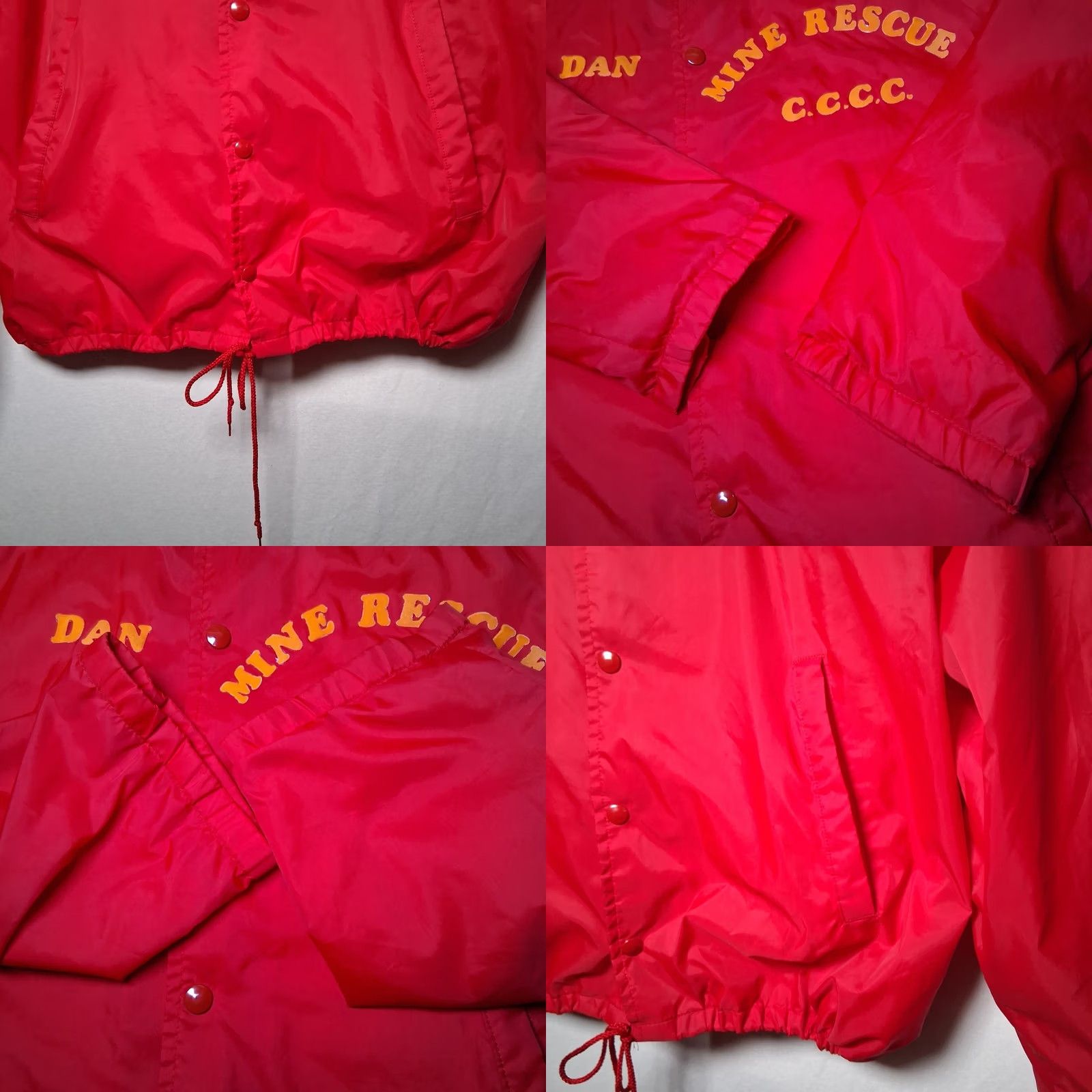 Vintage VINTAGE MINE Jacket Men L Red Snap Nylon Softshell Workwear CCCC DAN WINDJACKET Snaps Coal Mine Resuce COAL MINE 2010s Mens Size US L / EU 52-54 / 3 - 10 Thumbnail