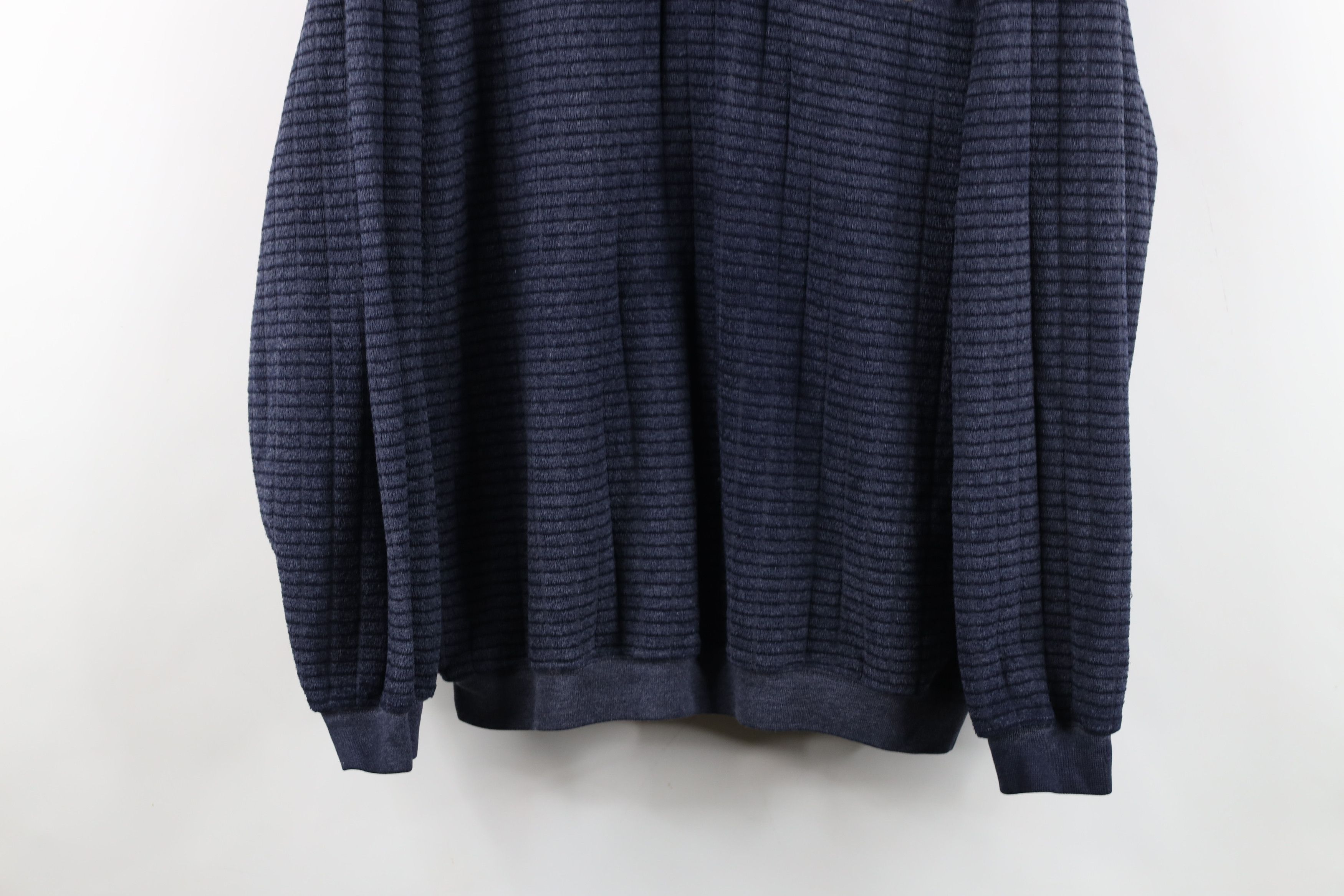 Vintage Vintage 90s Streetwear Fleece Collared Pullover Sweatshirt Size US XL / EU 56 / 4 - 3 Thumbnail