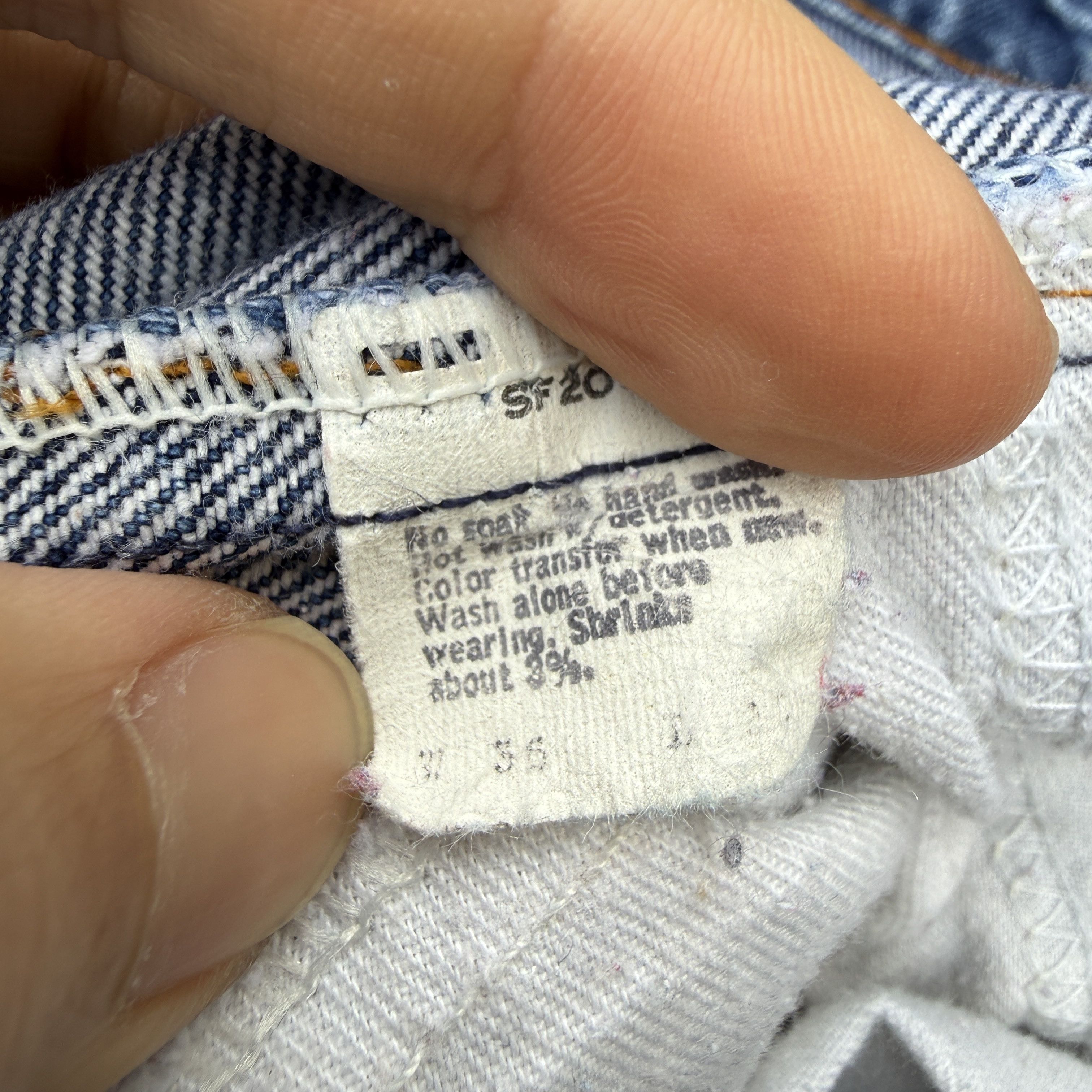 Levi's Vintage 70s Levis 505 Blue Zipper fly Denim Made USA Size US 34 / EU 50 - 6 Thumbnail