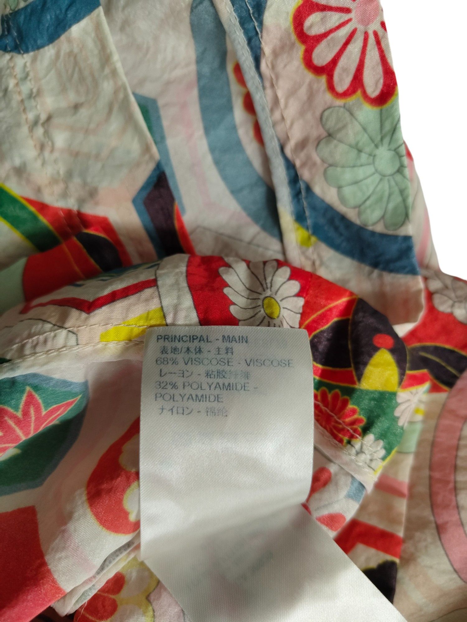 Louis Vuitton Multi Color Graphics Top With Wide Arm Openings Size XS / US 0-2 / IT 36-38 - 5 Thumbnail