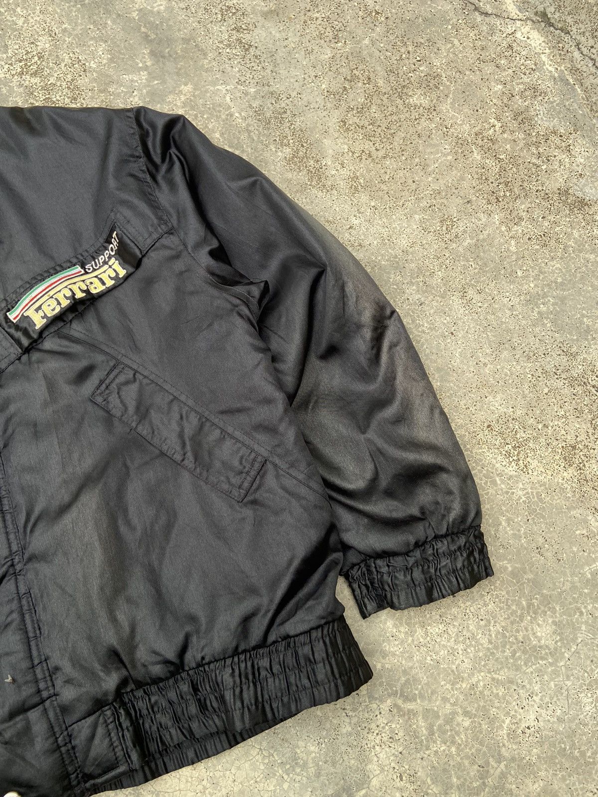Ferrari Vintage 1990’s Ferrari By Magneti Marell Nylon Bomber Jacket Size US L / EU 52-54 / 3 - 3 Thumbnail