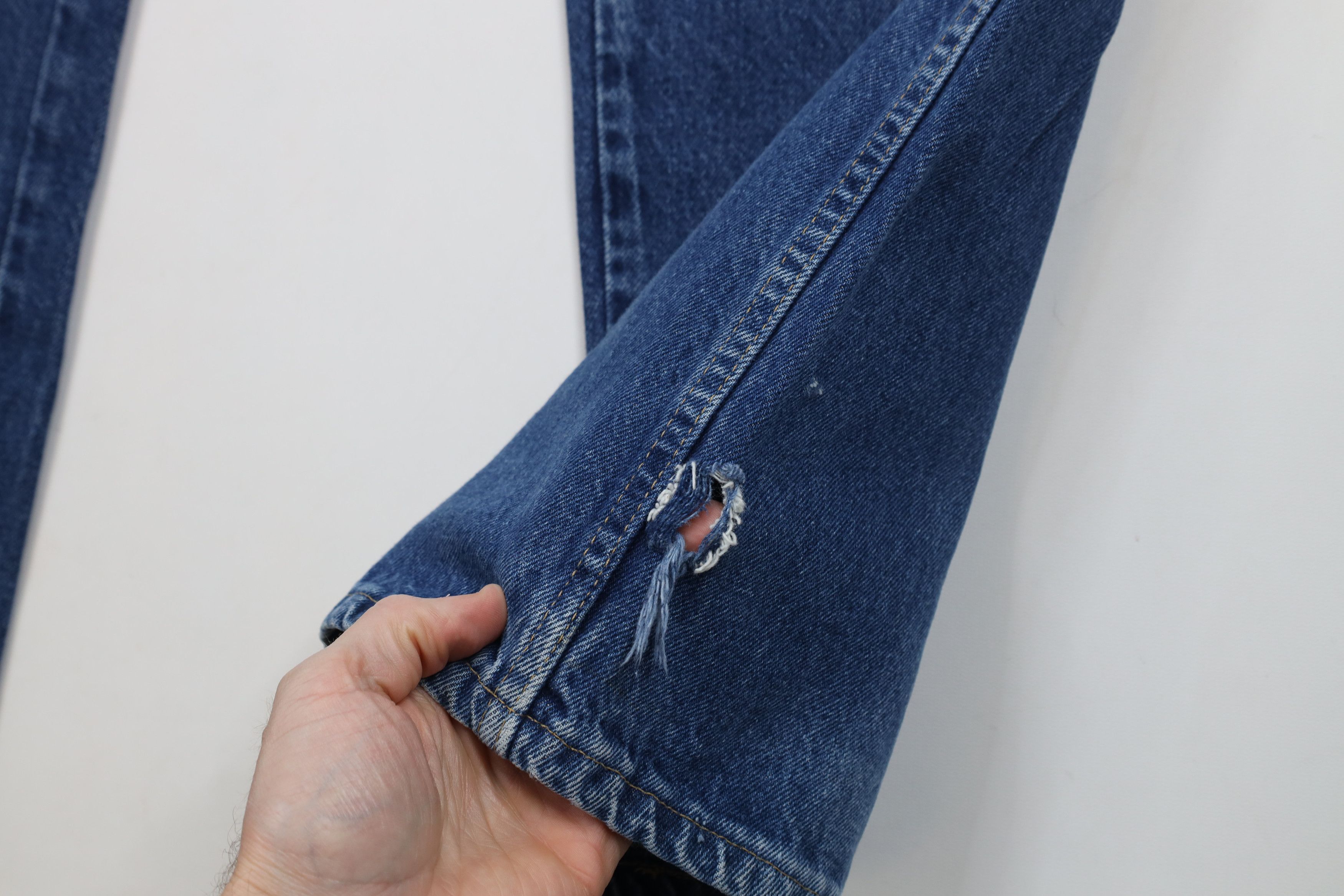 Vintage Vintage 90s Streetwear Flared Wide Leg Denim Jeans USA Size US 40 / EU 56 - 5 Thumbnail