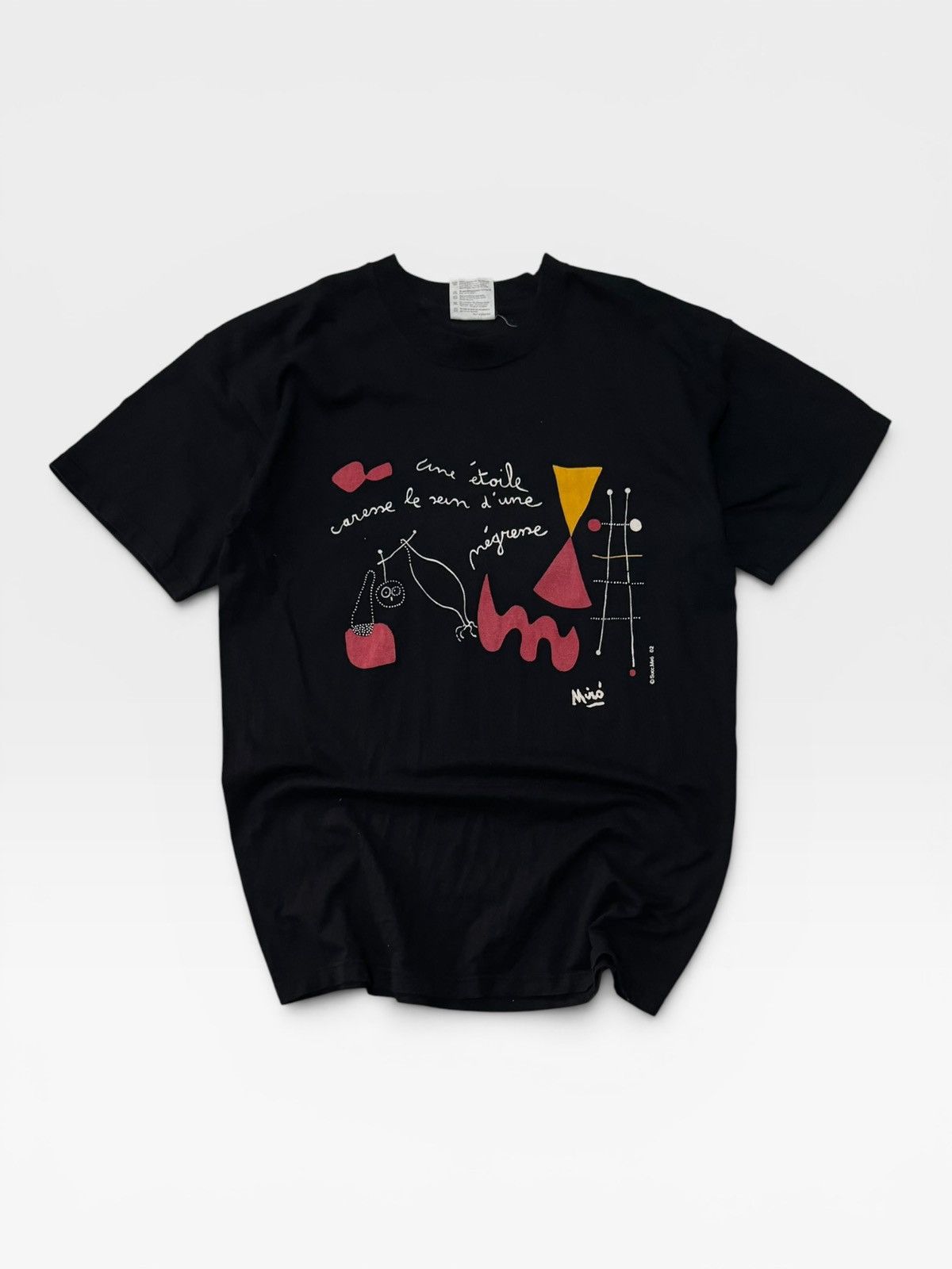 Vintage Vintage 2002 Joan Miró Art Graphic T-Shirt Size US L / EU 52-54 / 3 - 1 Thumbnail