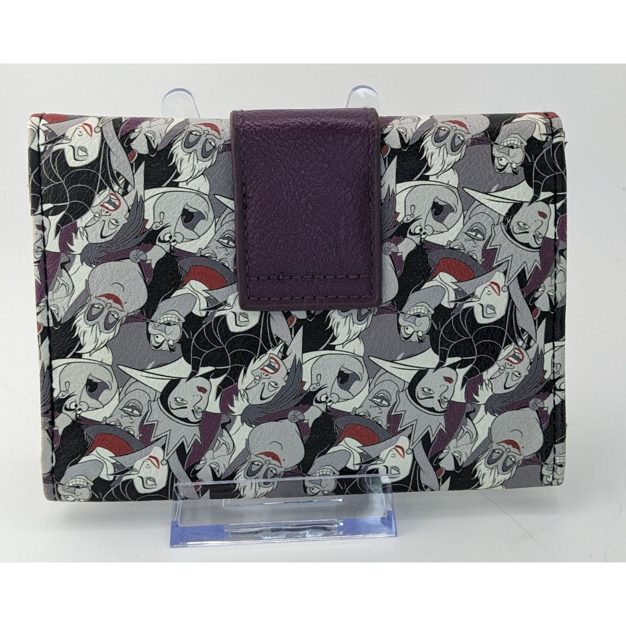 Disney Disney Loungefly Villains Wallet 5.5x4 Simulated Leather Pur Size ONE SIZE - 7 Thumbnail