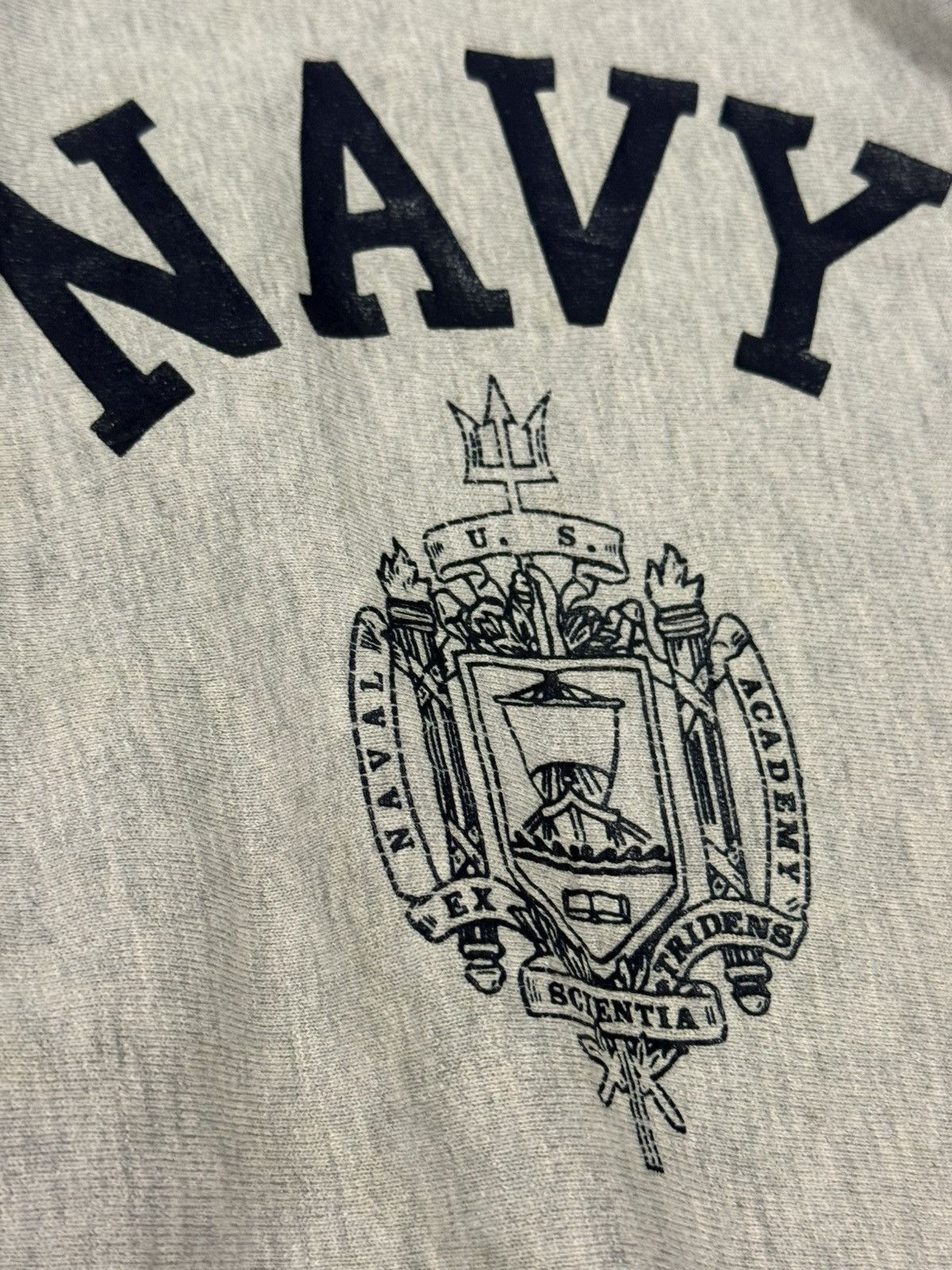 Champion 80s NAVY of Naval Academy R.Weaves Distress Rose Gold inside Size US M / EU 48-50 / 2 - 5 Thumbnail
