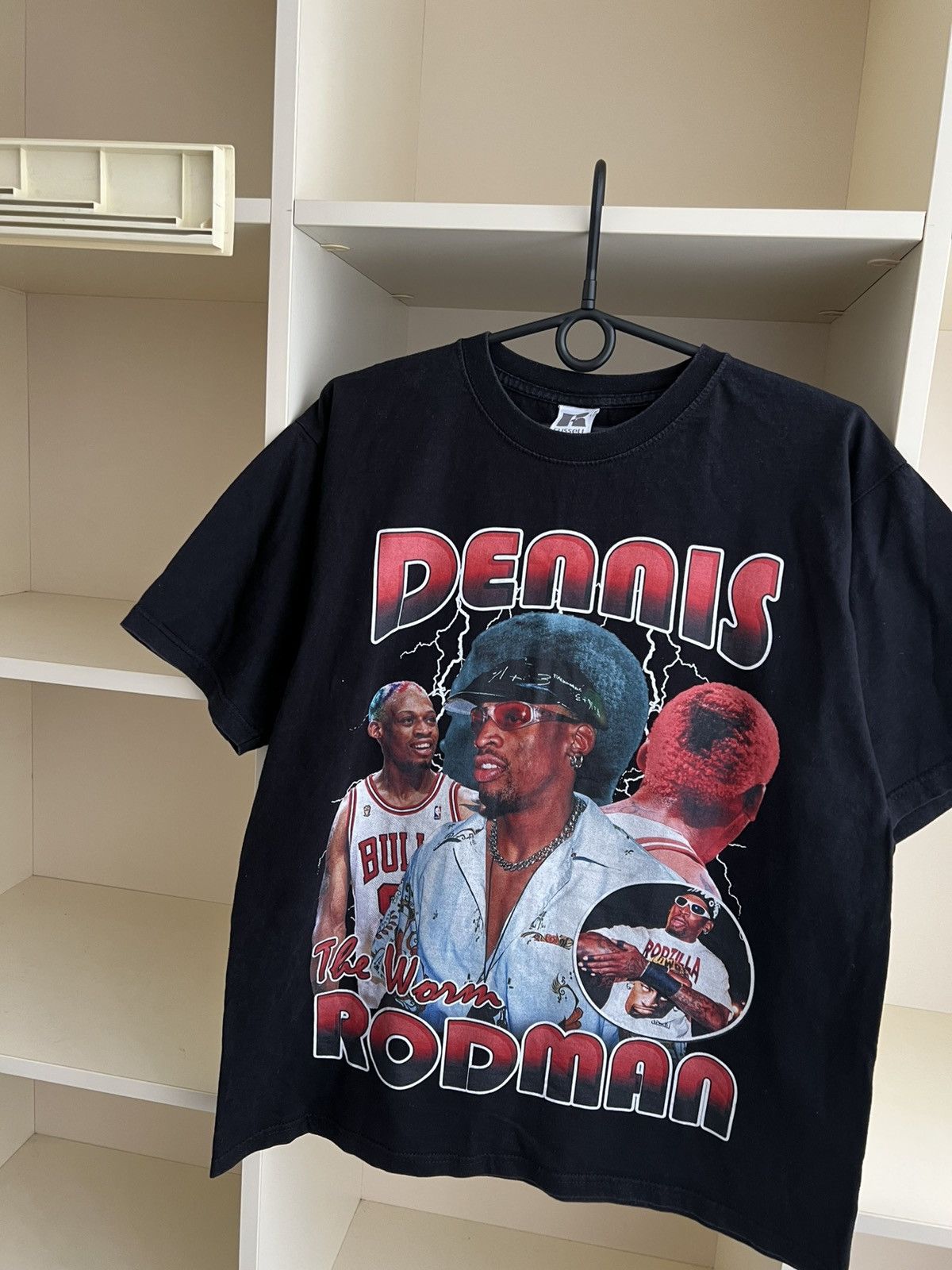Vintage Vintage Dennis Rodman T-Shirt Basketball NBA Player Size M Size US M / EU 48-50 / 2 - 3 Thumbnail