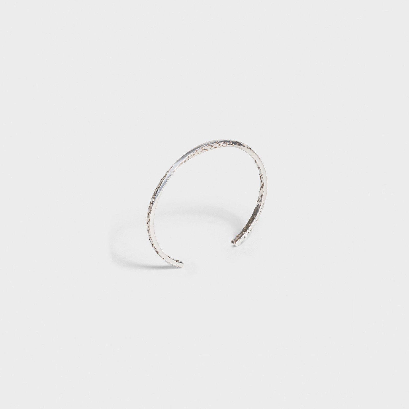 Celine o1bcso1str1024 Size: OS / Twisted Bracelet in Vintage Silver Size ONE SIZE - 2 Thumbnail