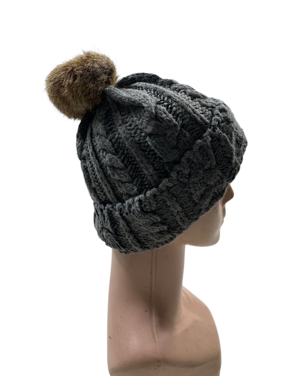 Japanese Brand × Kapital × Vintage Crochet knitted Fur Beanie Hats RARE Size ONE SIZE - 3 Thumbnail