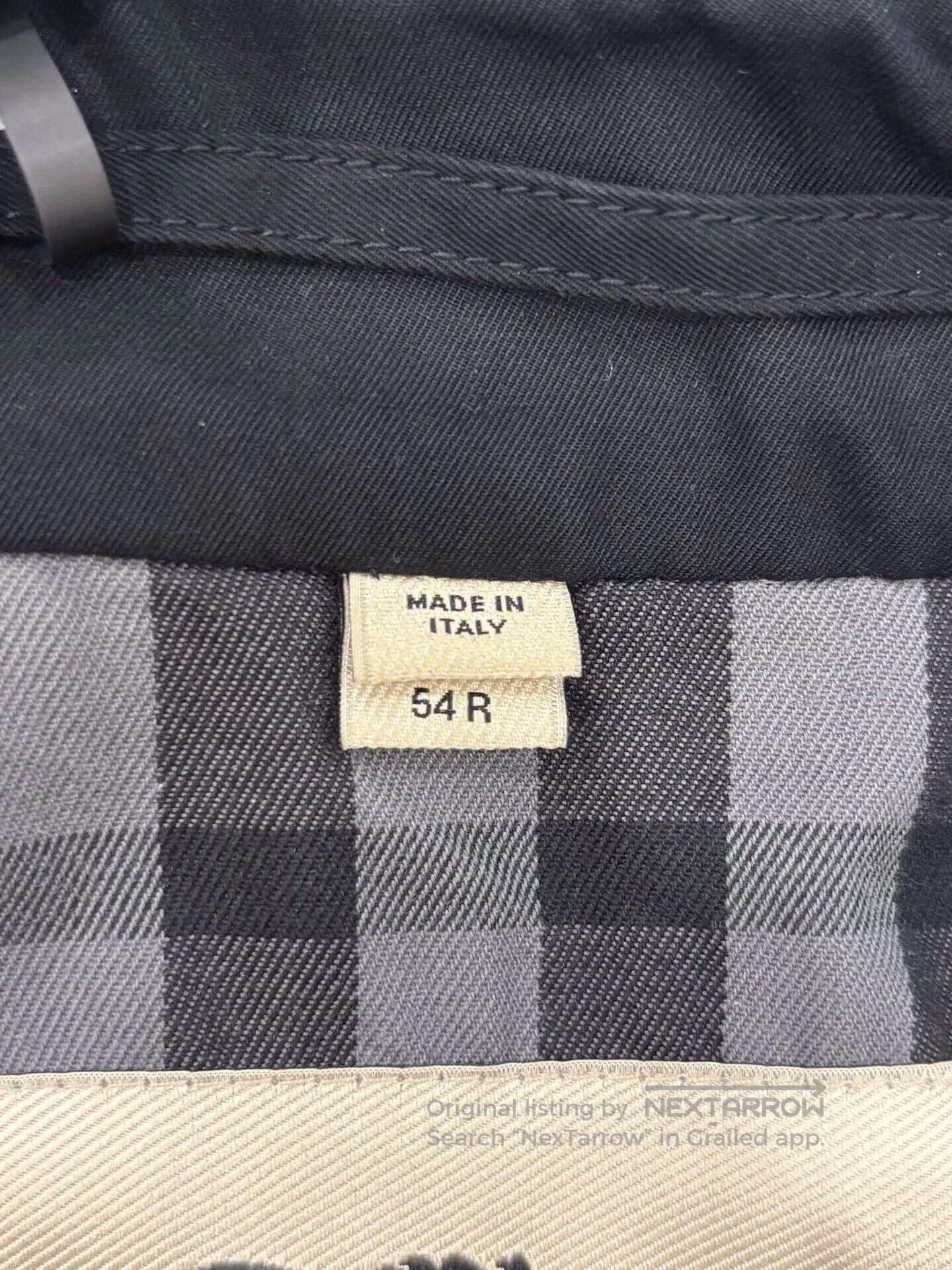 Burberry Burberry London Black Check Logo Men's Trench Coat. Size US L / EU 52-54 / 3 - 6 Thumbnail