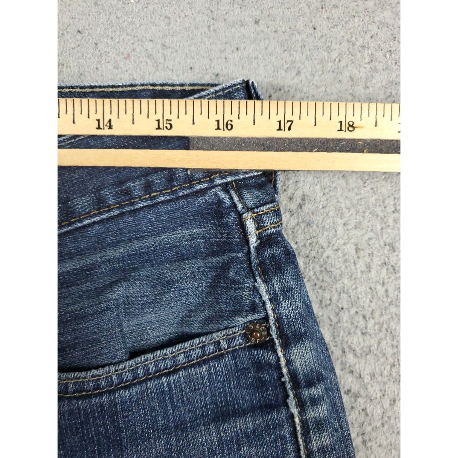 Levi's Levis Mens 514 Blue Straight Leg Denim Jeans 32x32 Size Extra Large XL Casual Size US 32 / EU 48 - 4 Thumbnail