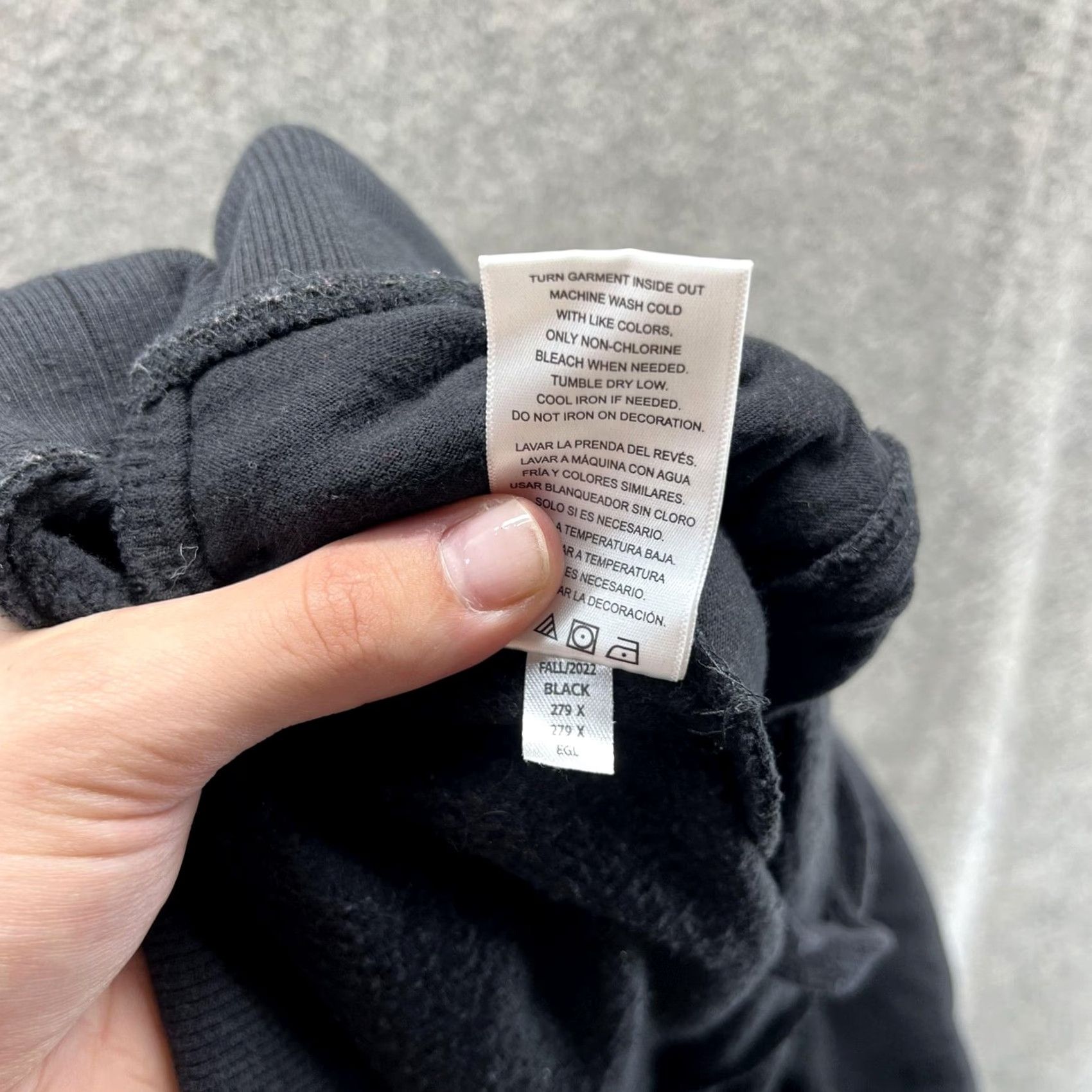 Champion VINTAGE: No — Champion Sweatpants Mens XL Black Joggers Fleece Lined Athletic Lounge Pants Size US 36 / EU 52 - 5 Thumbnail