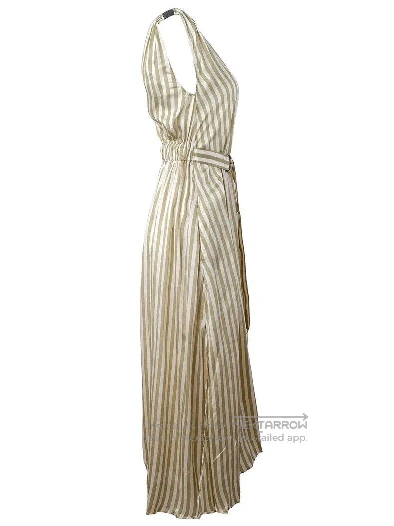 Brunello Cucinelli Brunello Cucinelli Silk Striped Dress XS. Size US XS / EU 42 / 0 - 4 Thumbnail