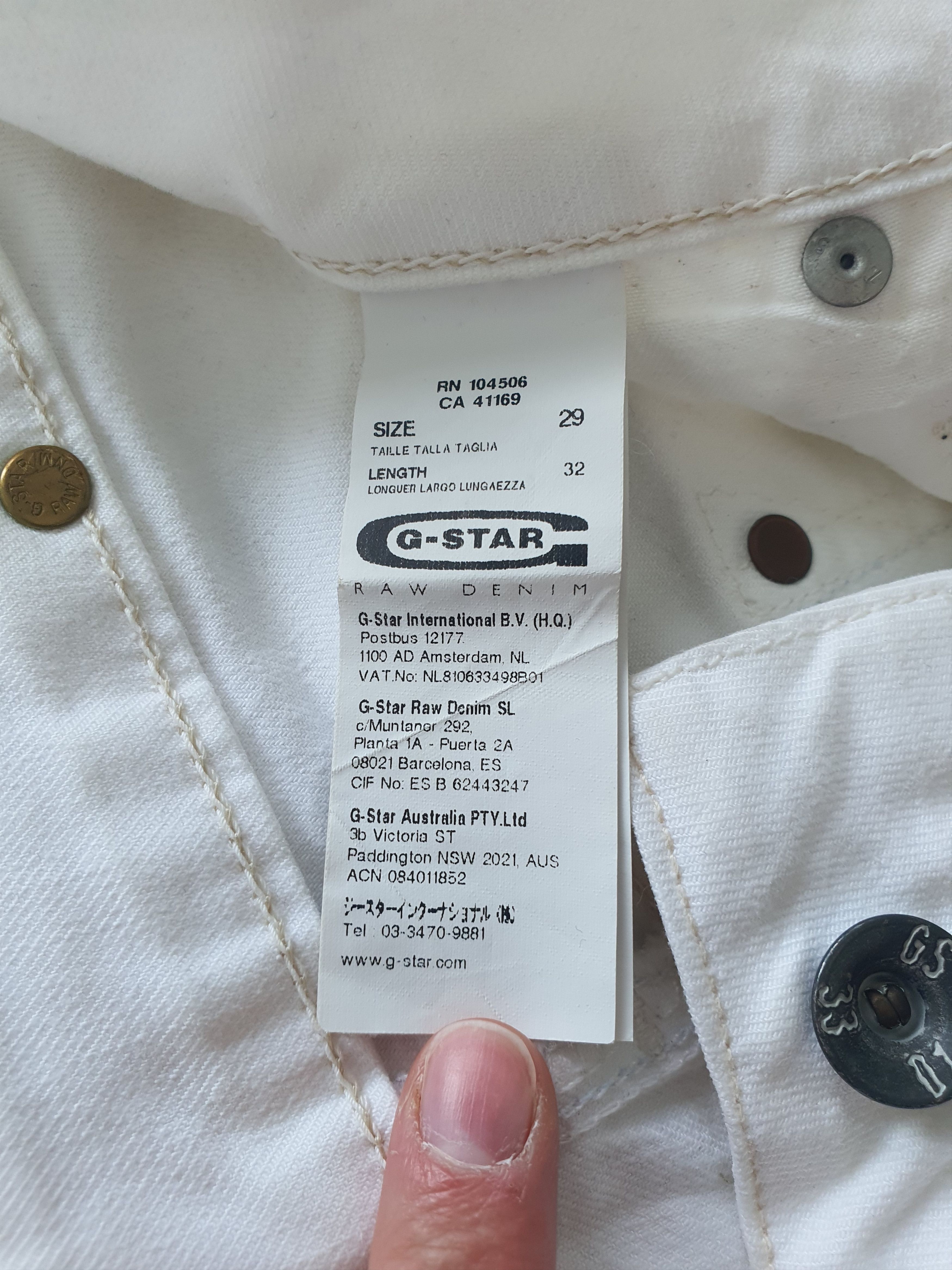 G-Star MIDGE SKINNY - Classic Slim Fit Denim Jeans - Sz W29 L32 Size 29" - 6 Thumbnail