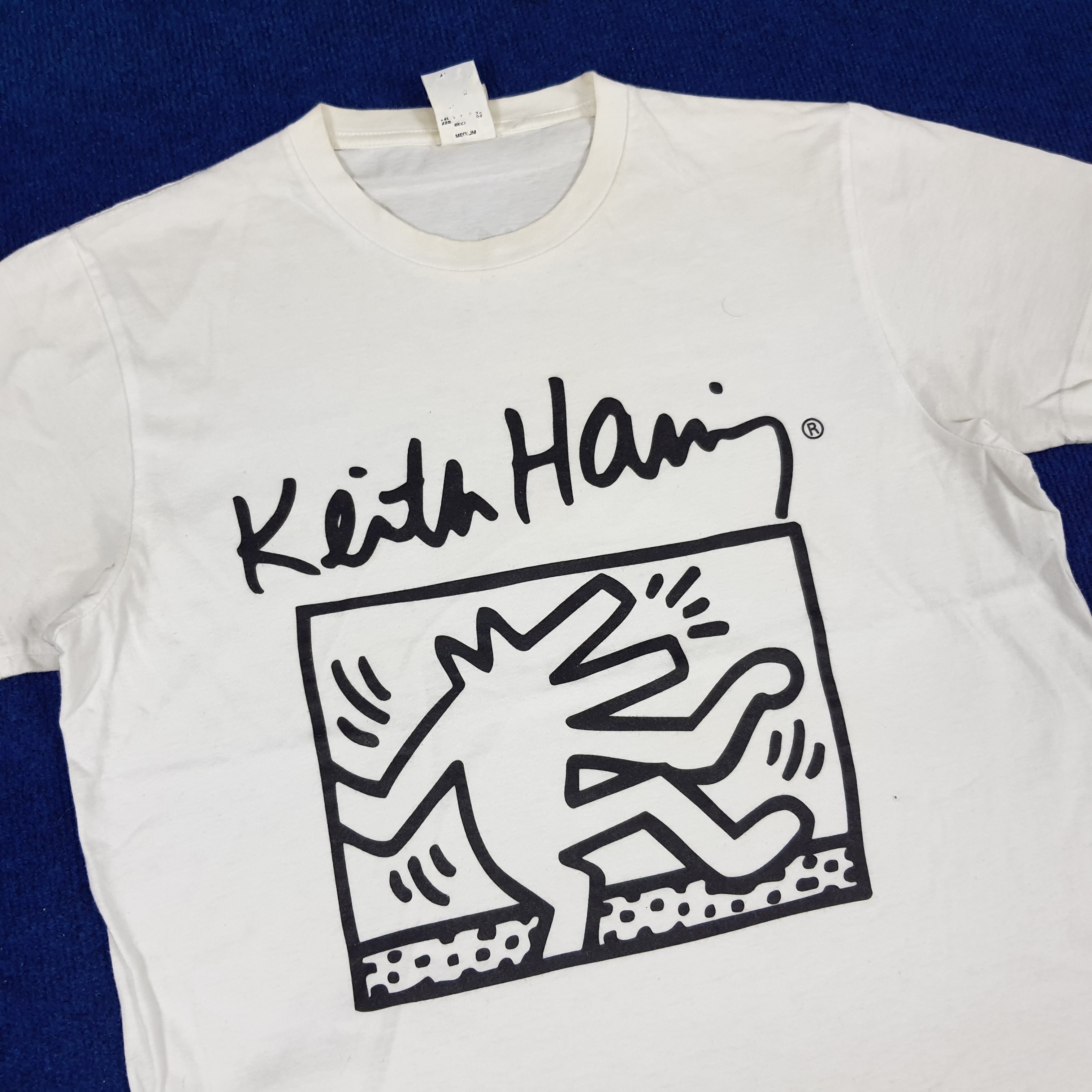 Keith Haring × Vintage Vintage Keith Haring Streetwear T-shirt Size US M / EU 48-50 / 2 - 2 Thumbnail