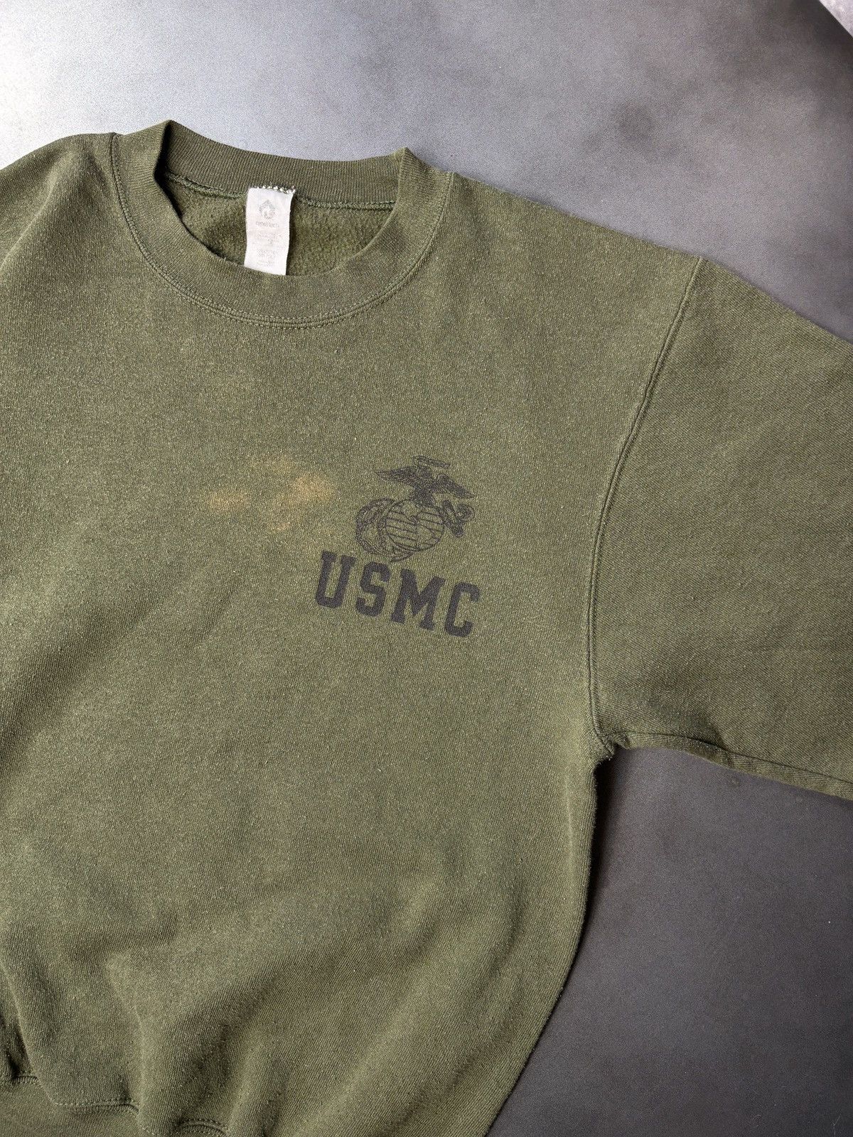Vintage Vintage USMC Crewneck Sweatshirt Shia Labeouf Marine Corps S Size US S / EU 44-46 / 1 - 5 Thumbnail