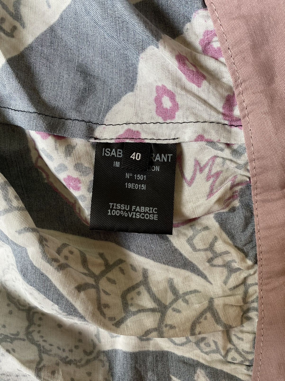 Isabel Marant Rare Isabel Marant Shirt Top 100% Viscose Multicolou Size 40 Size S / US 4 / IT 40 - 12 Thumbnail