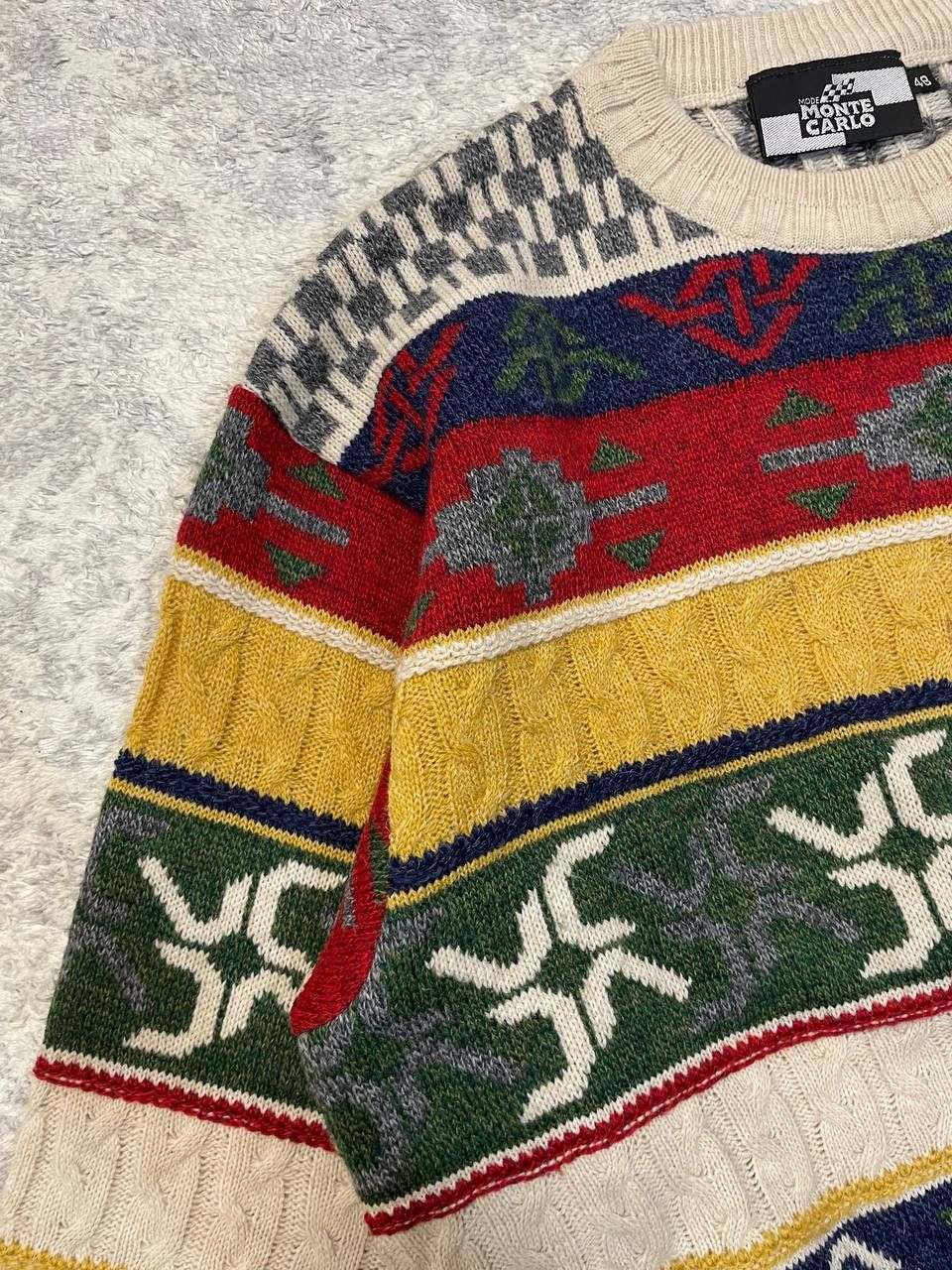 Other Vintage Monte Carlo Merino Wool Sweater Made in Italy Size US M / EU 48-50 / 2 - 6 Thumbnail