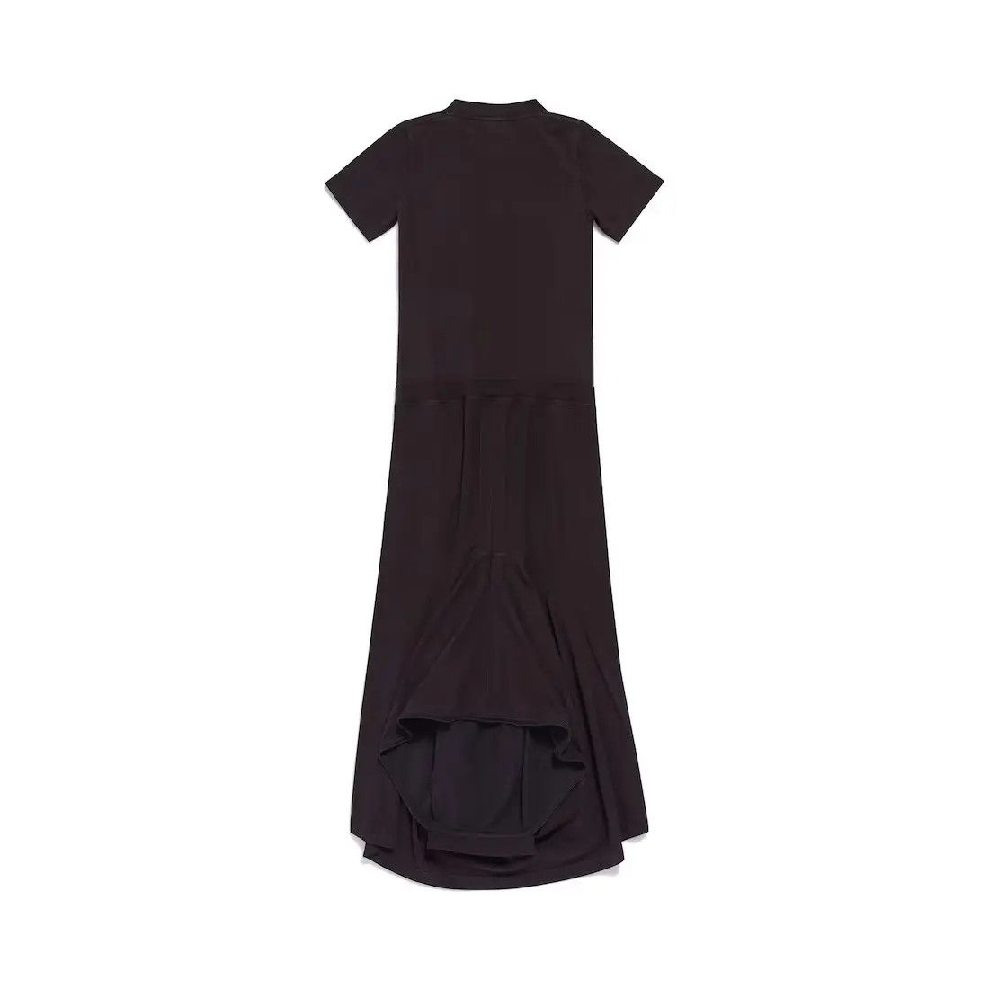 Balenciaga oc11z1125 Patched T-Shirt Dress in Black Size XL / US 12-14 / IT 48-50 - 2 Thumbnail
