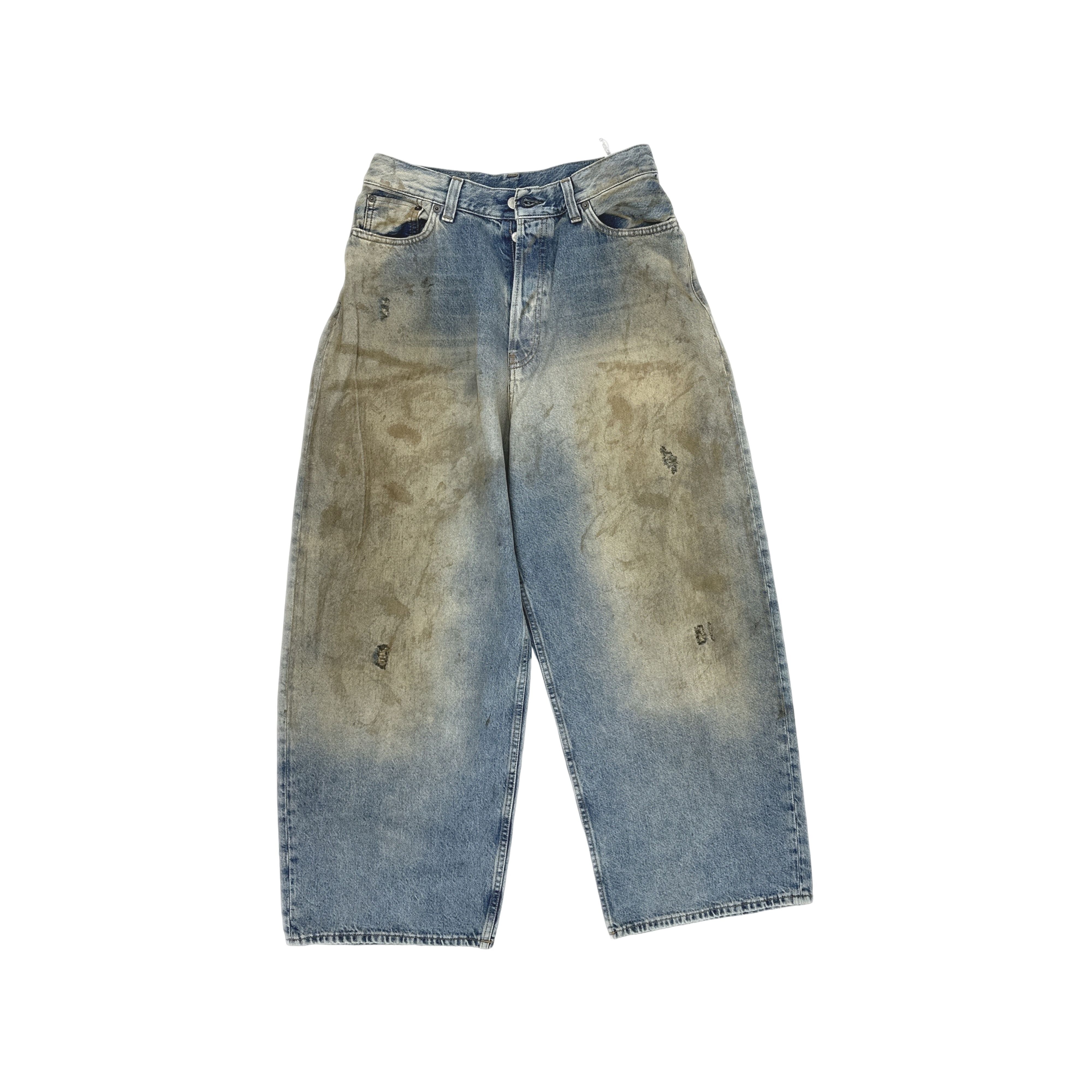 Acne Studios Acne Studios Mud Dye Distressed Baggy Jeans 46 Size US 30 / EU 46 - 1 Thumbnail