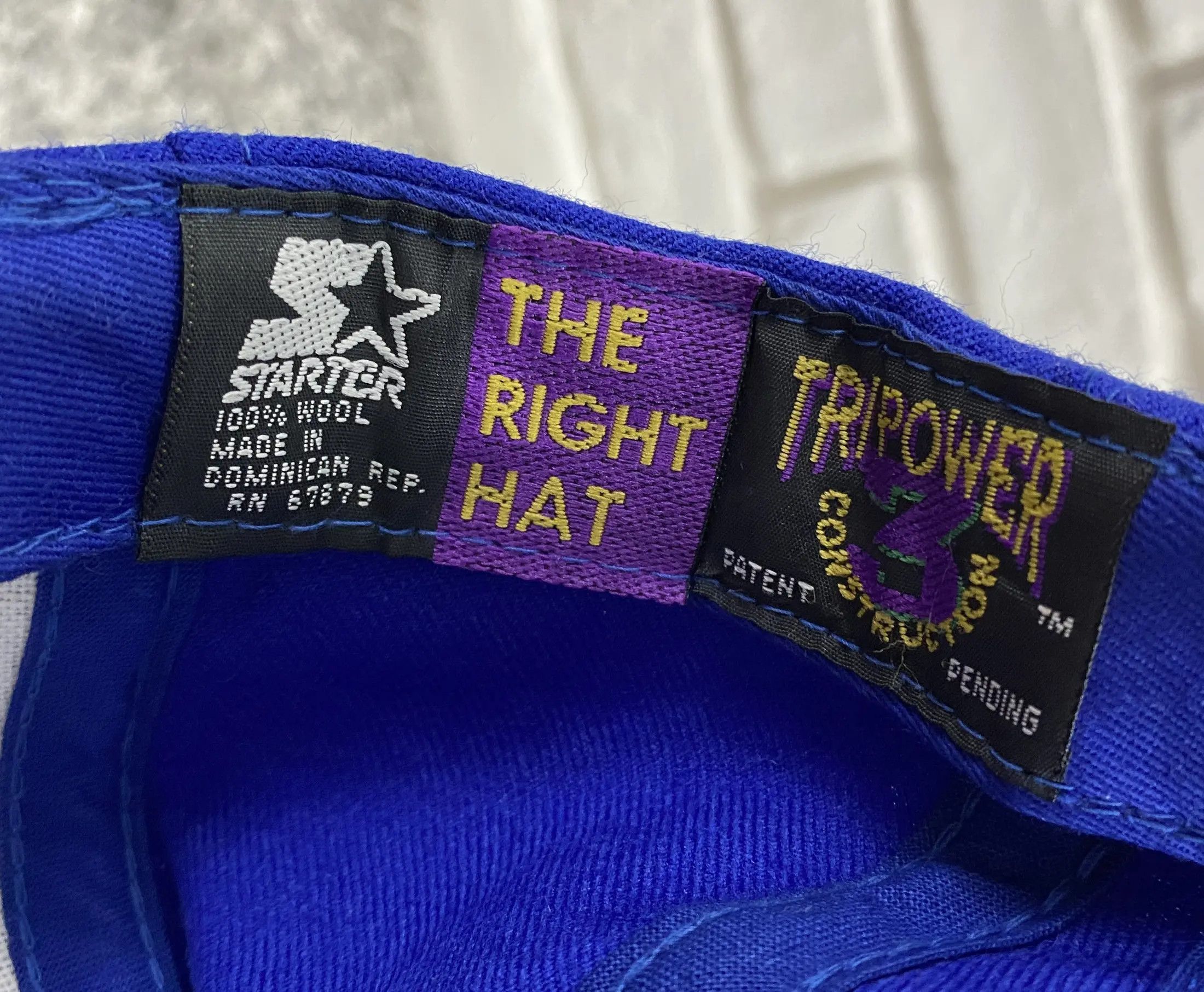 NBA 90s Golden State Warriors NBA Starter Big Logo Hat Cap Size ONE SIZE - 8 Thumbnail