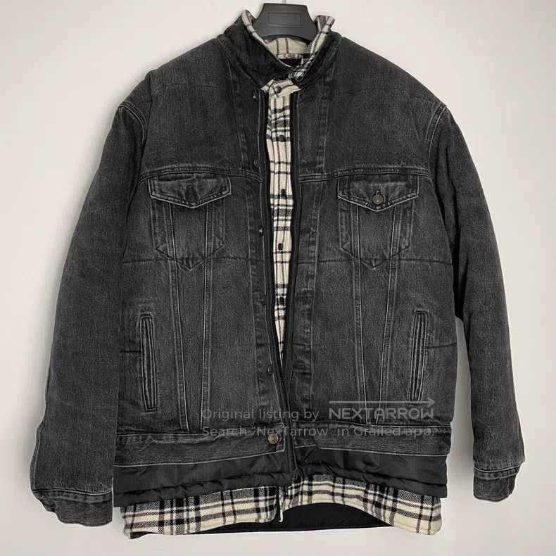Balenciaga Balenciaga Three-in-One Denim Cotton Jacket Size US M / EU 48-50 / 2 - 1 Thumbnail