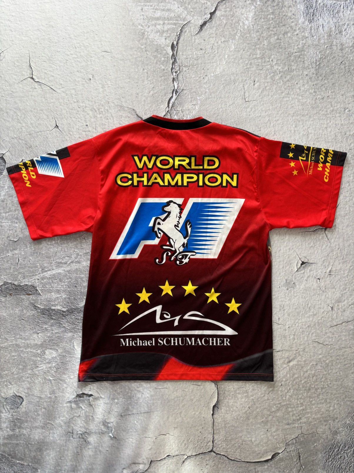 Ferrari × Formula 1 Michael Schumacher 90s jersey all over print marlboro racing Size US L / EU 52-54 / 3 - 2 Thumbnail