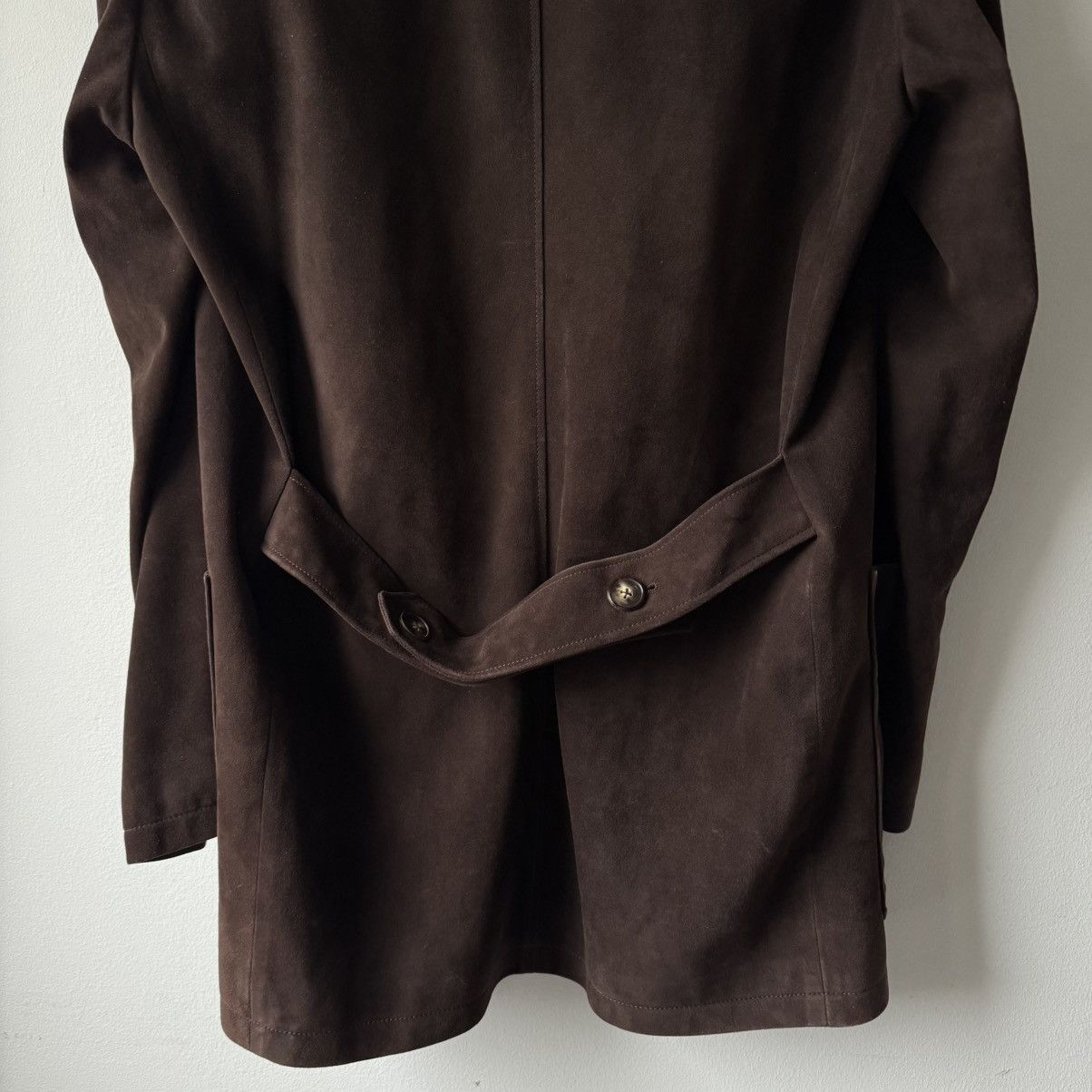 Hermes Hermes 2000's Brown Suede Deer Leather Short Coat Size US L / EU 52-54 / 3 - 7 Thumbnail
