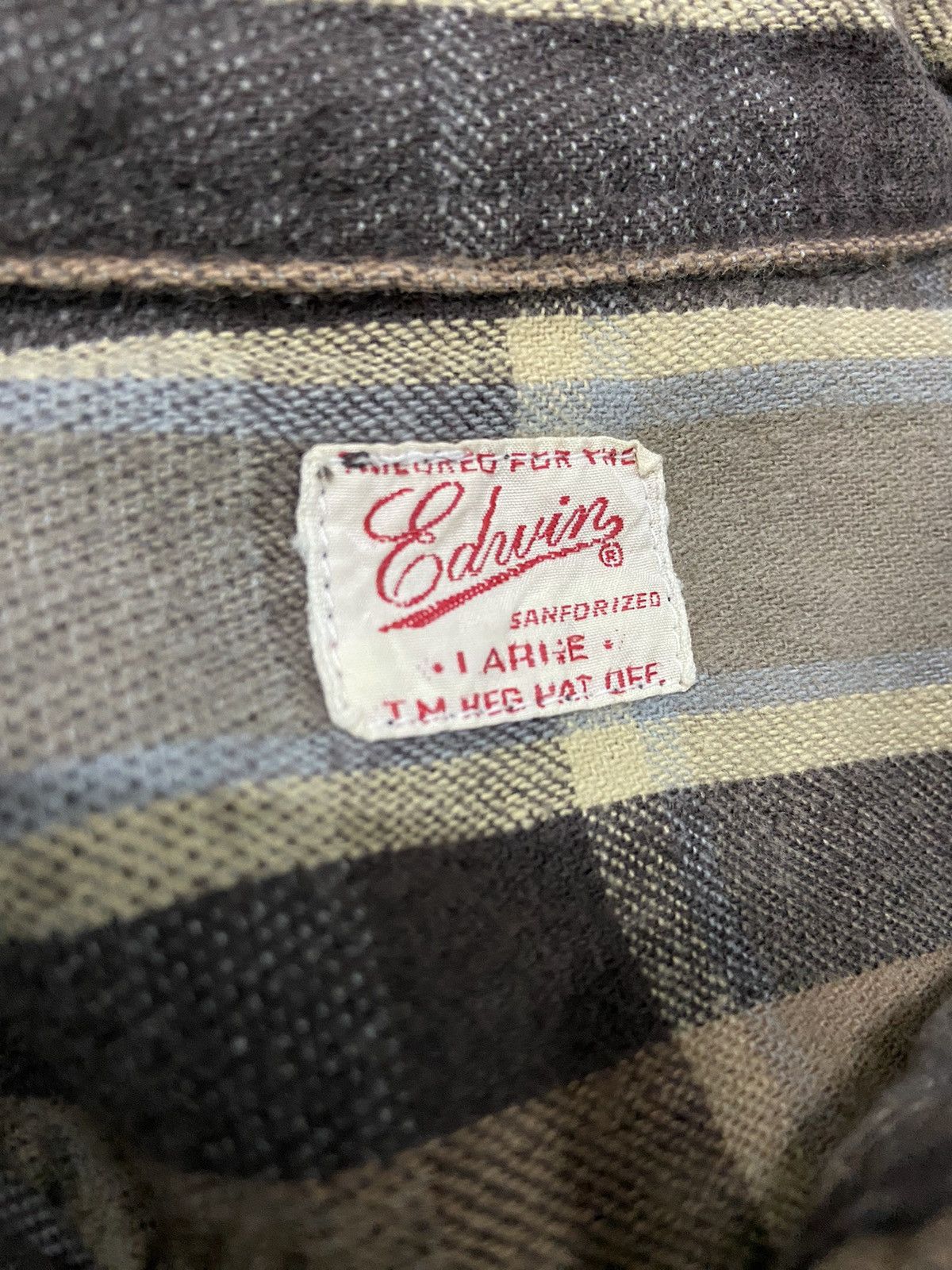 Edwin VINTAGE EDWIN DOUBLE POCKET PLAID FLANNEL Size US L / EU 52-54 / 3 - 7 Thumbnail