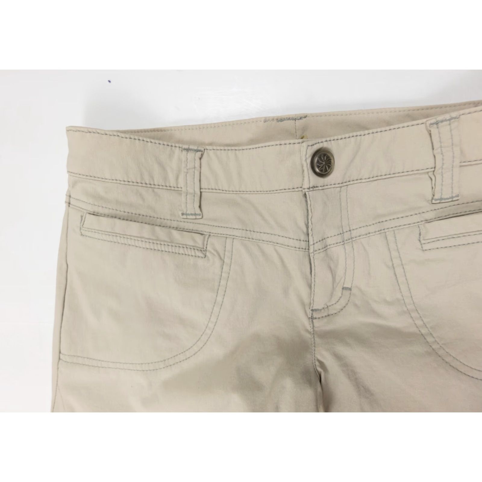 Athleta Athleta Pants Women's 4 Beige Stretch Chino Casual 30" Inseam Regular Outdoor Size 27" / US 4 / IT 40 - 3 Thumbnail