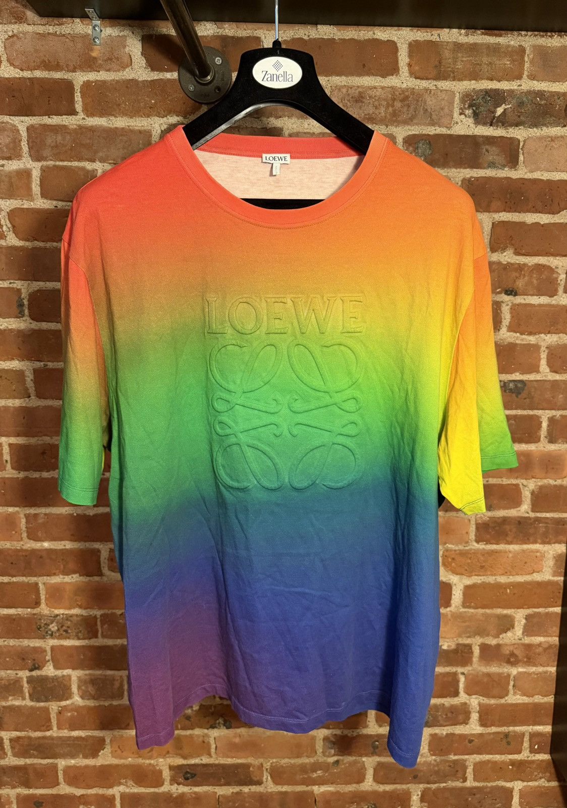 Loewe Rainbow Anagram Logo T-Shirt Size US XL / EU 56 / 4 - 1 Thumbnail