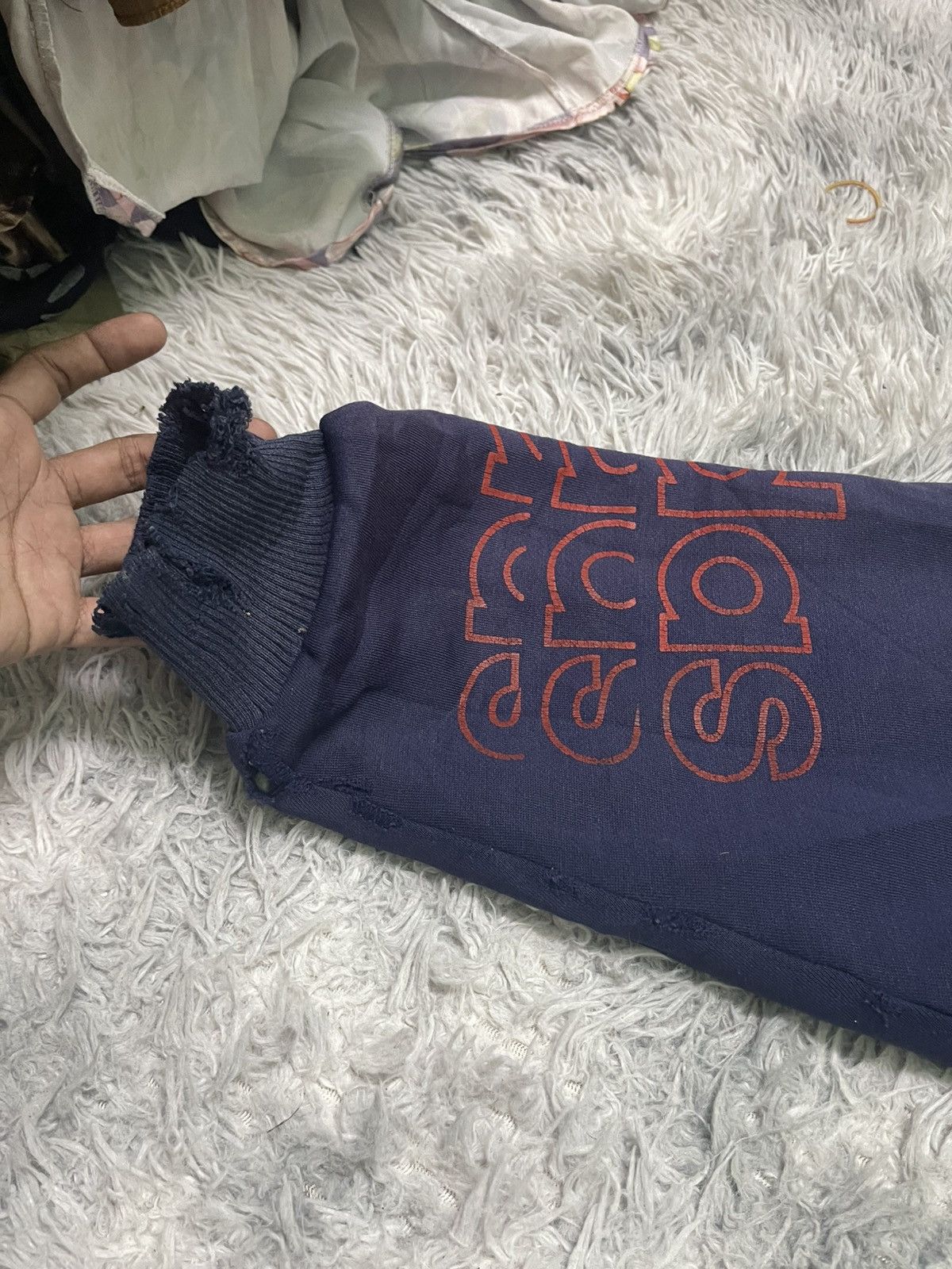Adidas 90s ADIDAS HOODIE ZIPPER UP RARE DESIGN DISTRESSED Size US XL / EU 56 / 4 - 6 Thumbnail