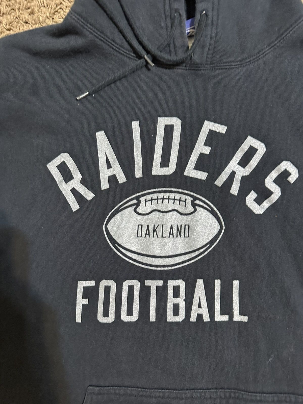 NFL Vintage NFL Reebok Oakland Raiders hoodie 00s size large Size US L / EU 52-54 / 3 - 2 Thumbnail