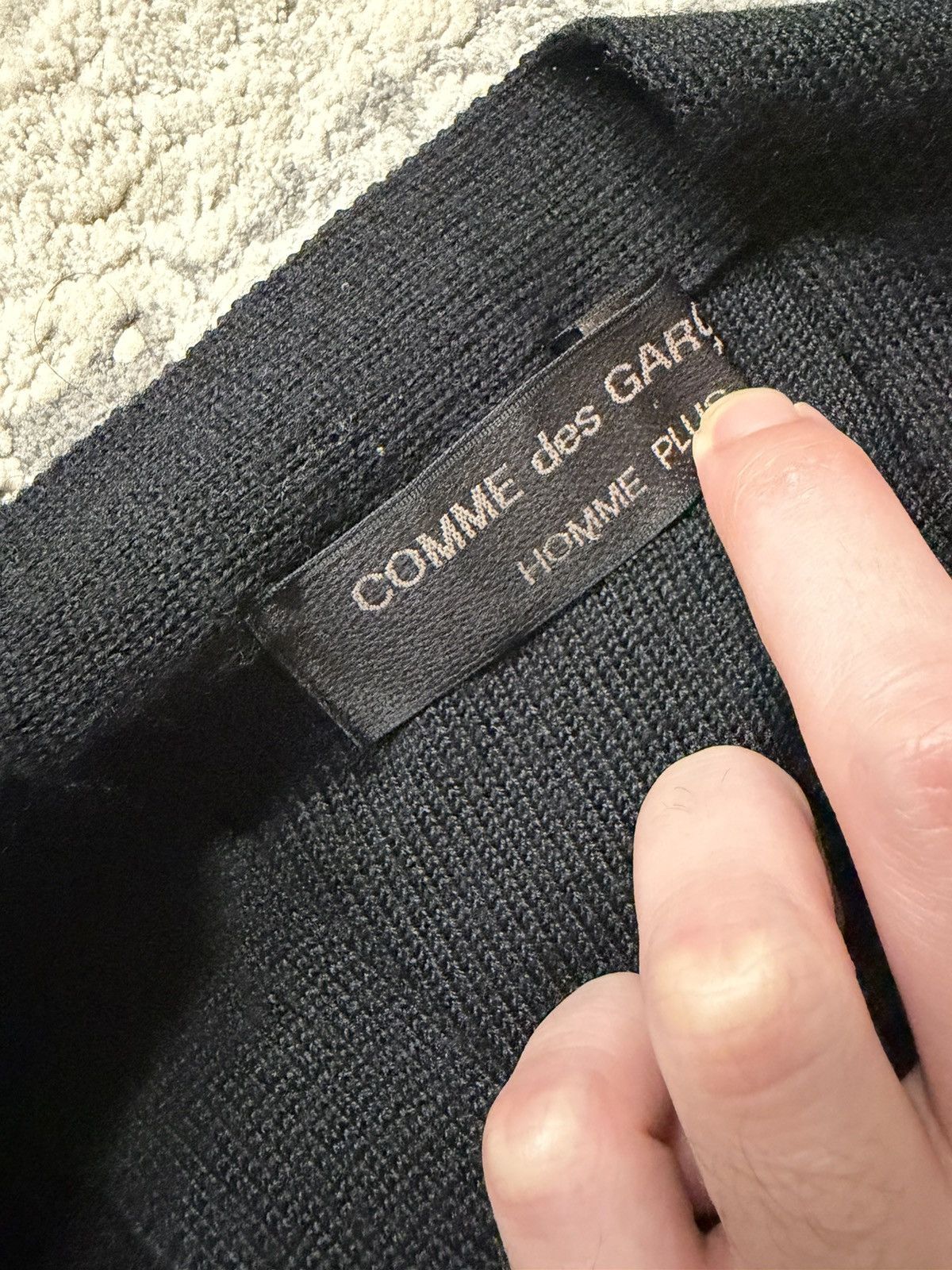 Comme des Garcons Homme Plus 1990 Wool Sweat Cardigan Button Up Size US M / EU 48-50 / 2 - 4 Thumbnail