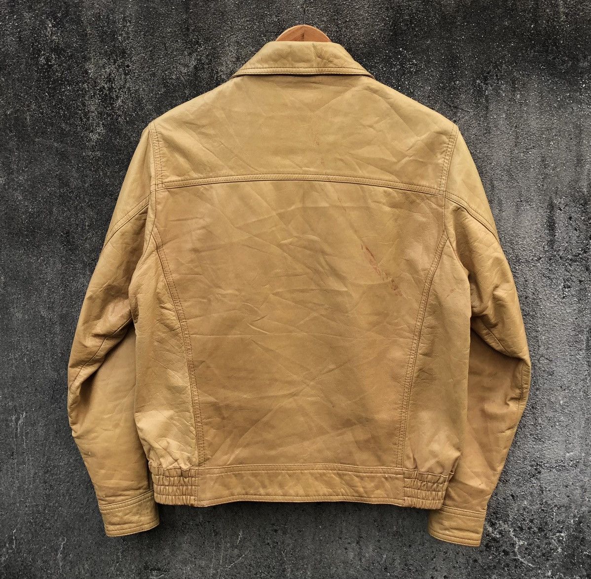 Vintage Vintage Japanese Brand Takagi Fur Cow Leather Bomber Jacket Size US M / EU 48-50 / 2 - 6 Thumbnail