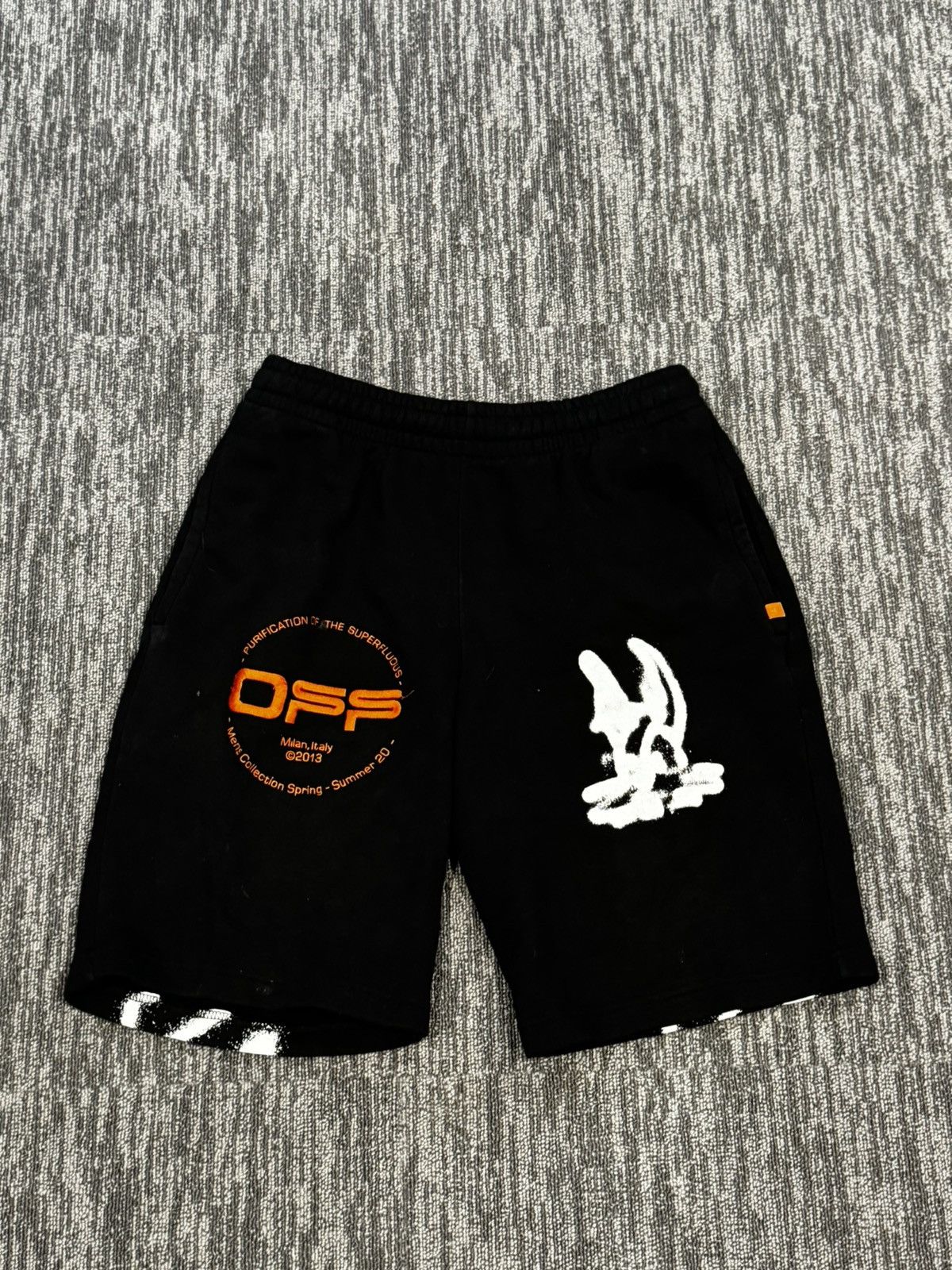 image of Off White Off-White Sweatshorts in Black, Men's (Size 30)