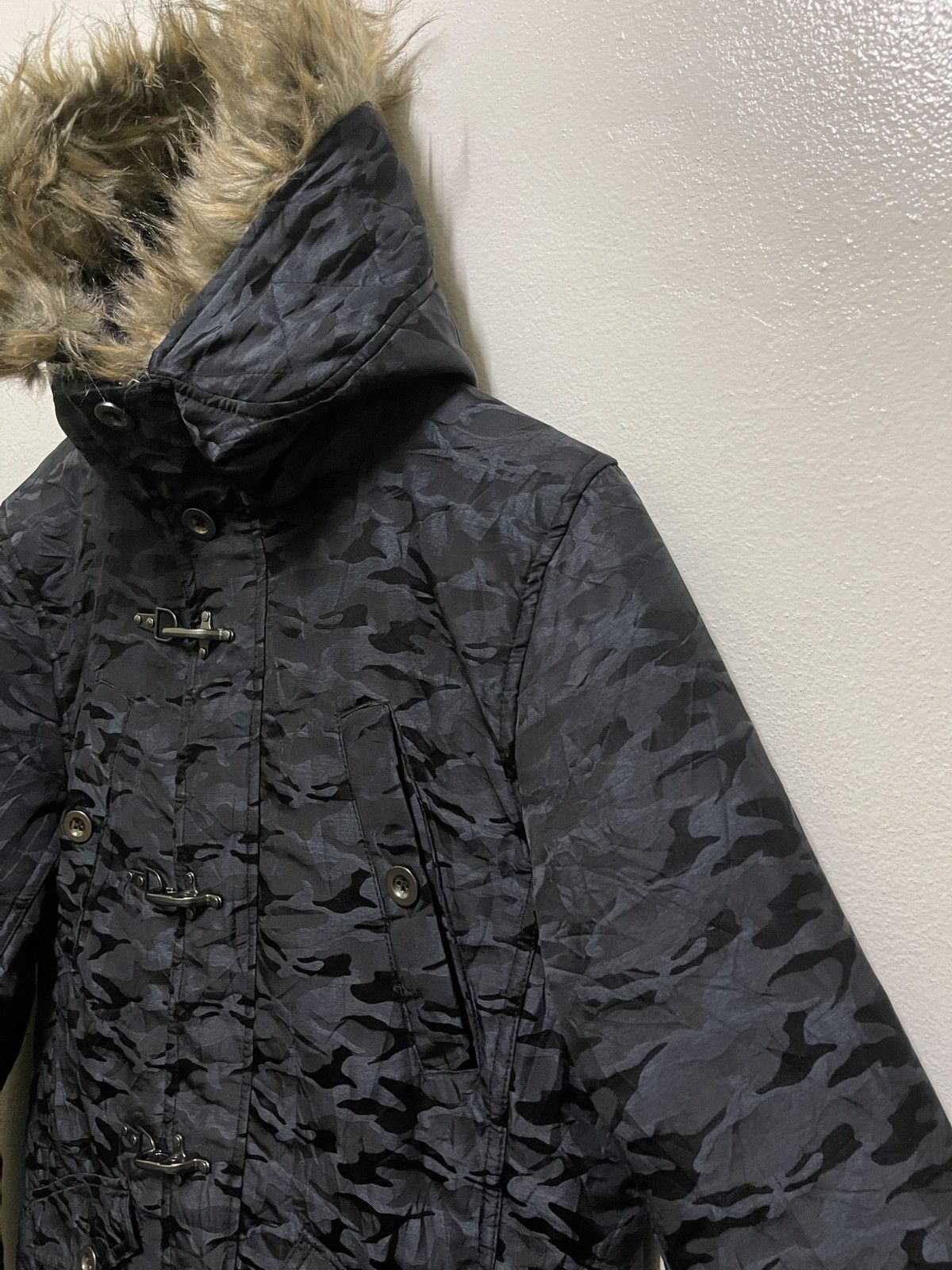 In The Attic In The Attic Long Jacket Camouflage Hoodie Size US L / EU 52-54 / 3 - 5 Thumbnail