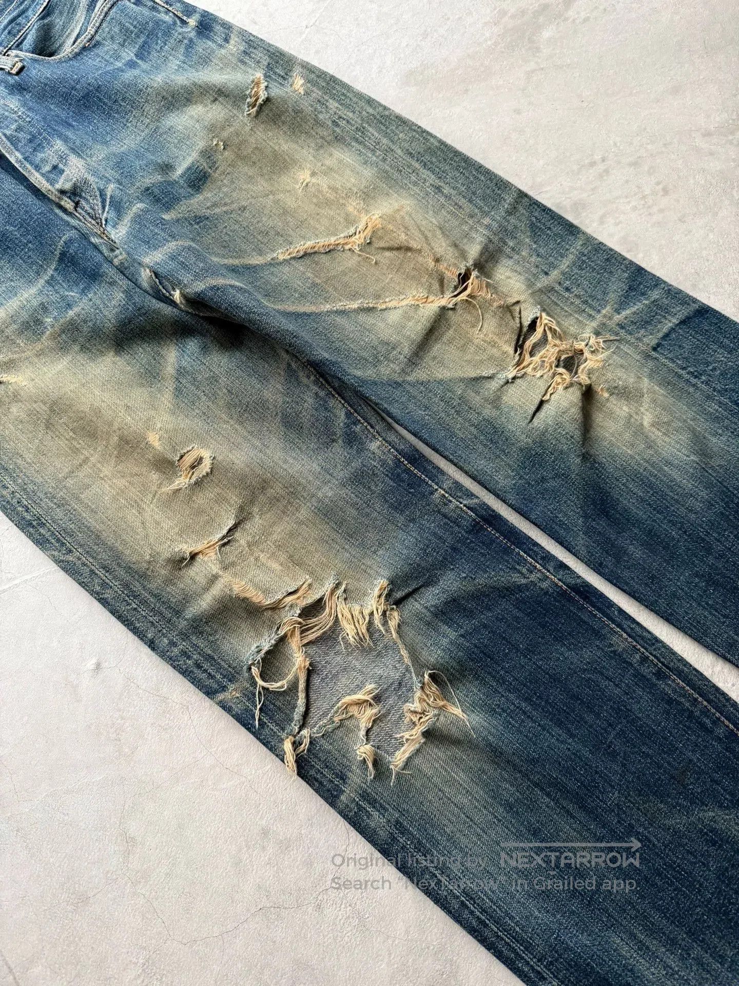 Vintage Vintage 90s RetroCraft Distressed Straight Jeans. Size US 30 / EU 46 - 3 Thumbnail