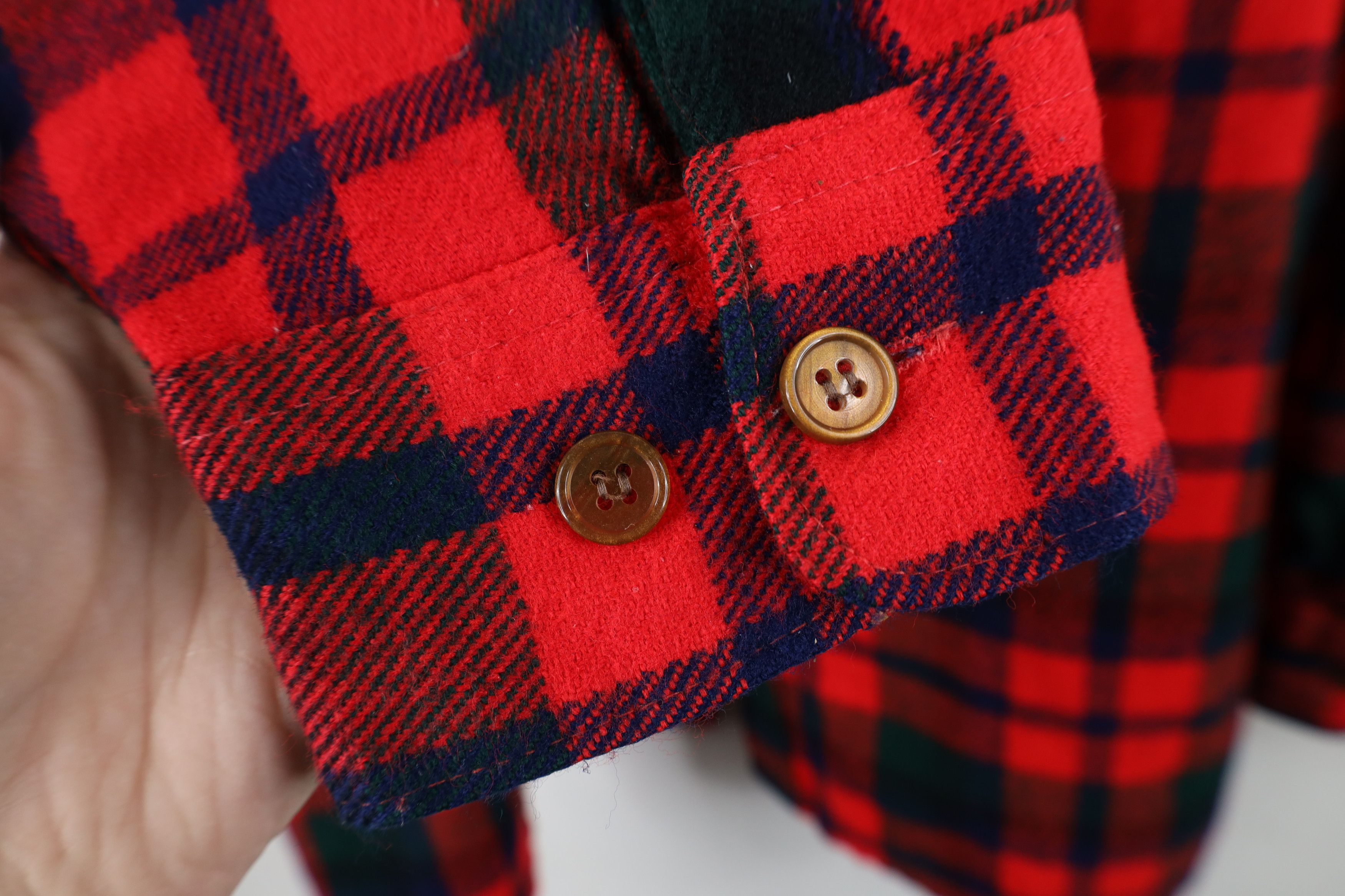 Vintage Vintage 70s Streetwear Collared Board Button Shirt Plaid Size US XL / EU 56 / 4 - 7 Thumbnail