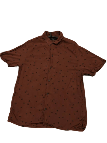 Allsaints Vintage Allsaints Y2K Print Button Up Shirt Size M Size US M / EU 48-50 / 2 - 1 Thumbnail