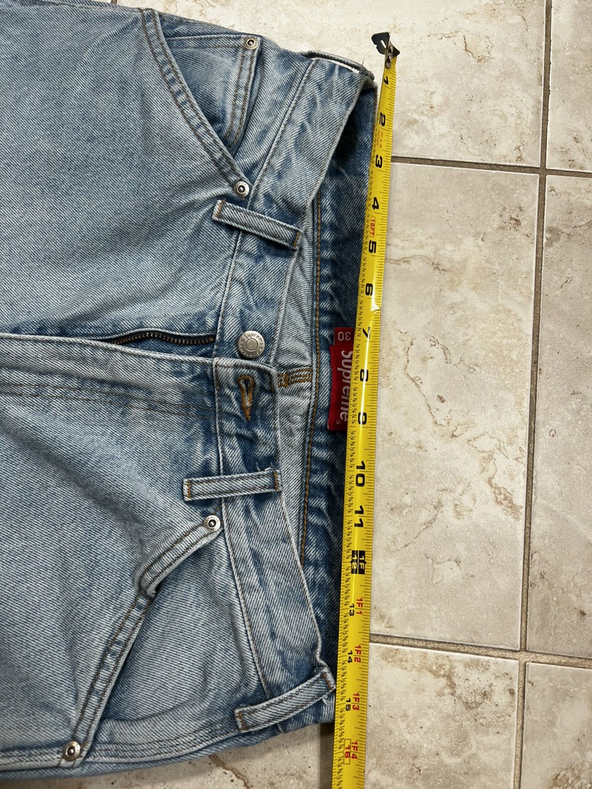 Supreme Supreme Denim Double Wall Jeans Size US 30 / EU 46 - 17 Thumbnail