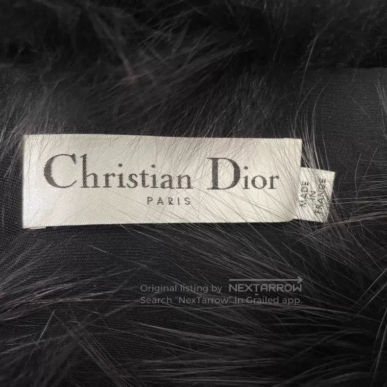 Dior Dior Black Fox Fur Diamond Pocket Fur Coat i Size XS / US 0-2 / IT 36-38 - 4 Thumbnail