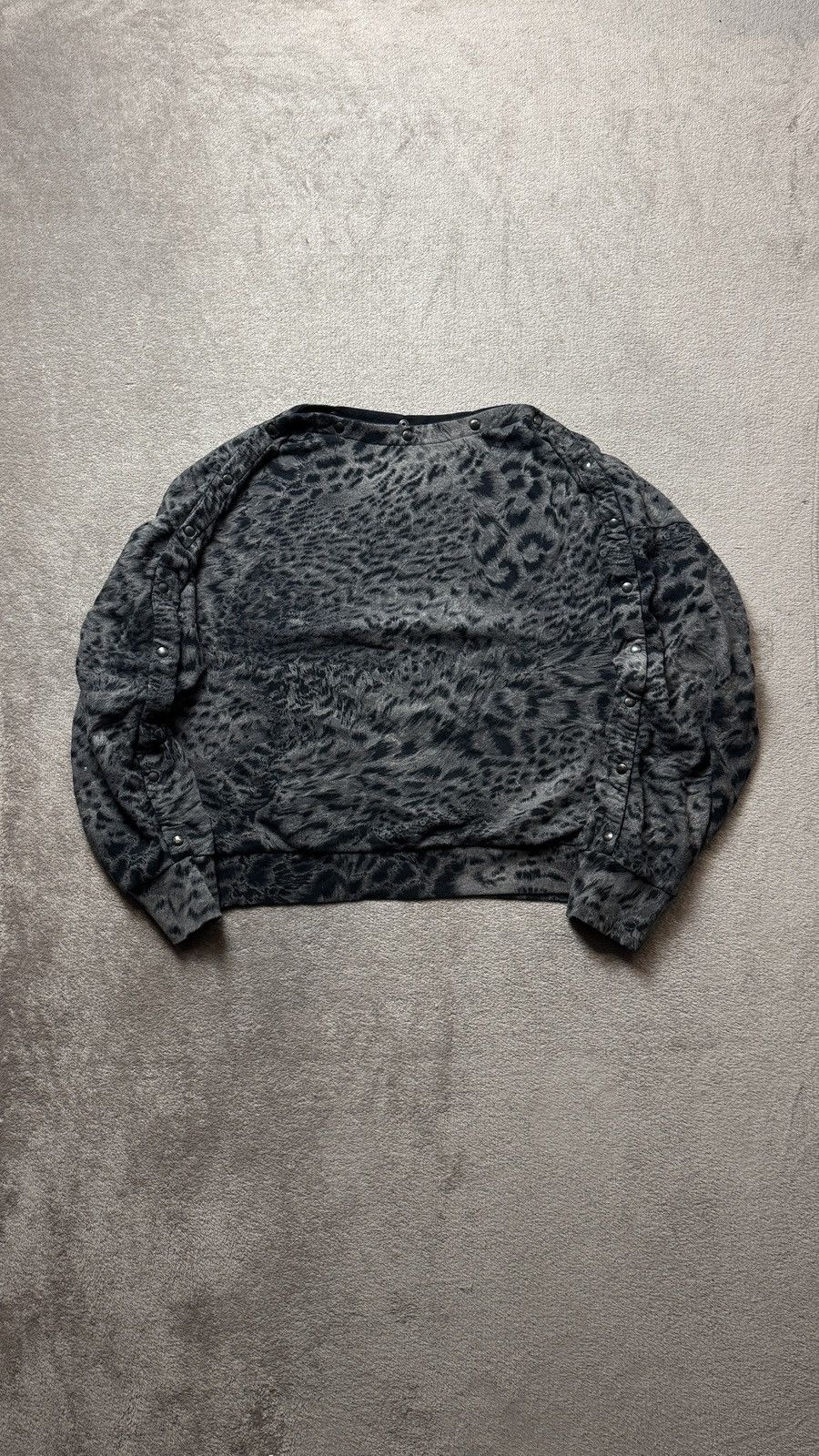 If Six Was Nine Allsaints vintage Y2K Leopard Sweatshirt cdg y-3 lgb stussy Size L / US 10 / IT 46 - 1 Thumbnail