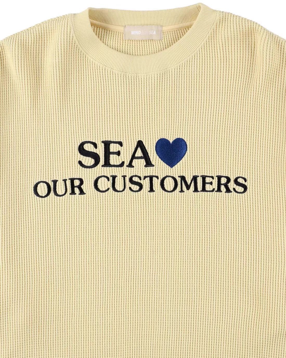 Supreme WIND AND SEA Waffle Crew Neck Shirt Ｑ22 Size US M / EU 48-50 / 2 - 7 Thumbnail
