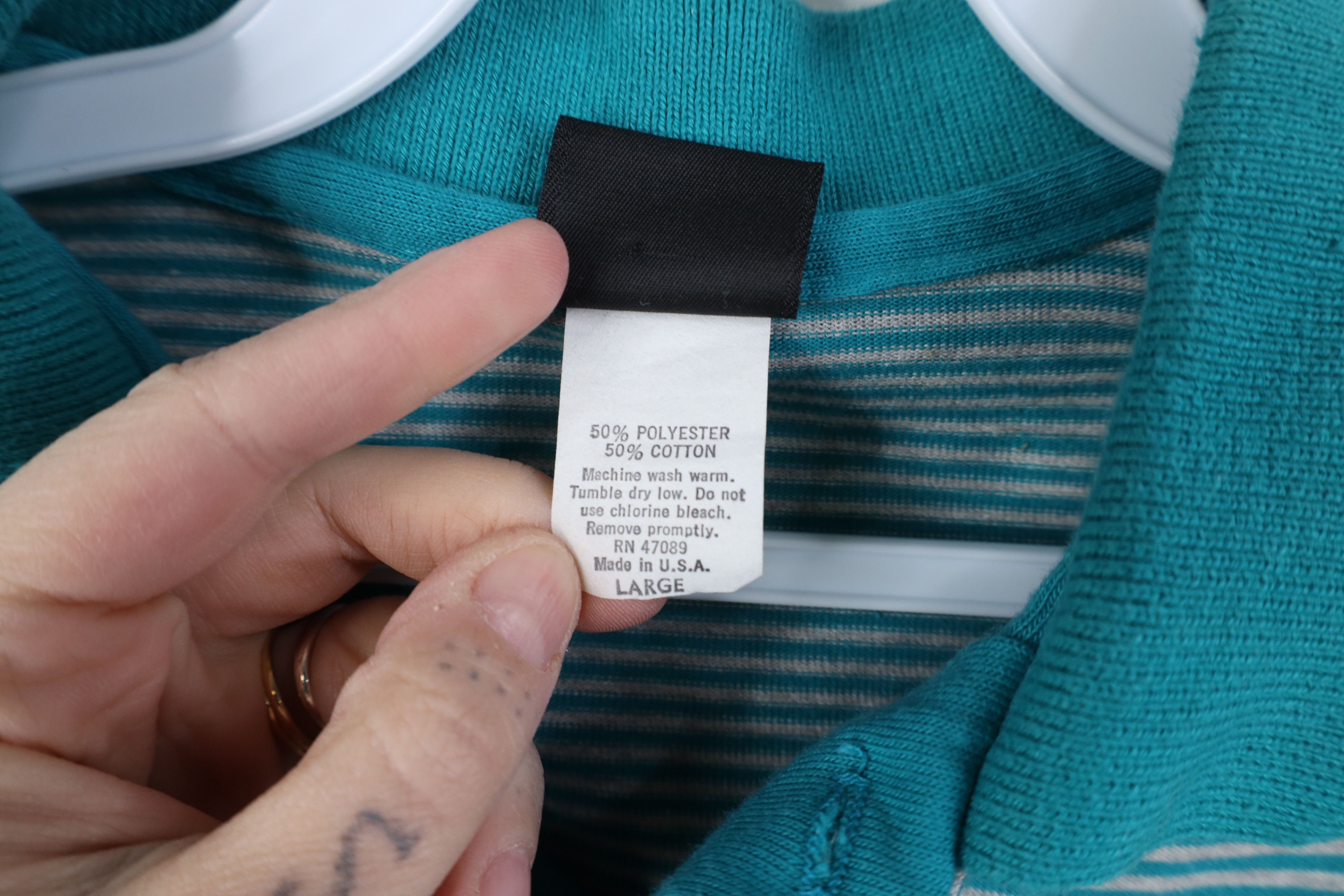 Vintage Vintage 70s Streetwear Knit Short Sleeve Golf Polo Shirt USA Size US L / EU 52-54 / 3 - 7 Thumbnail