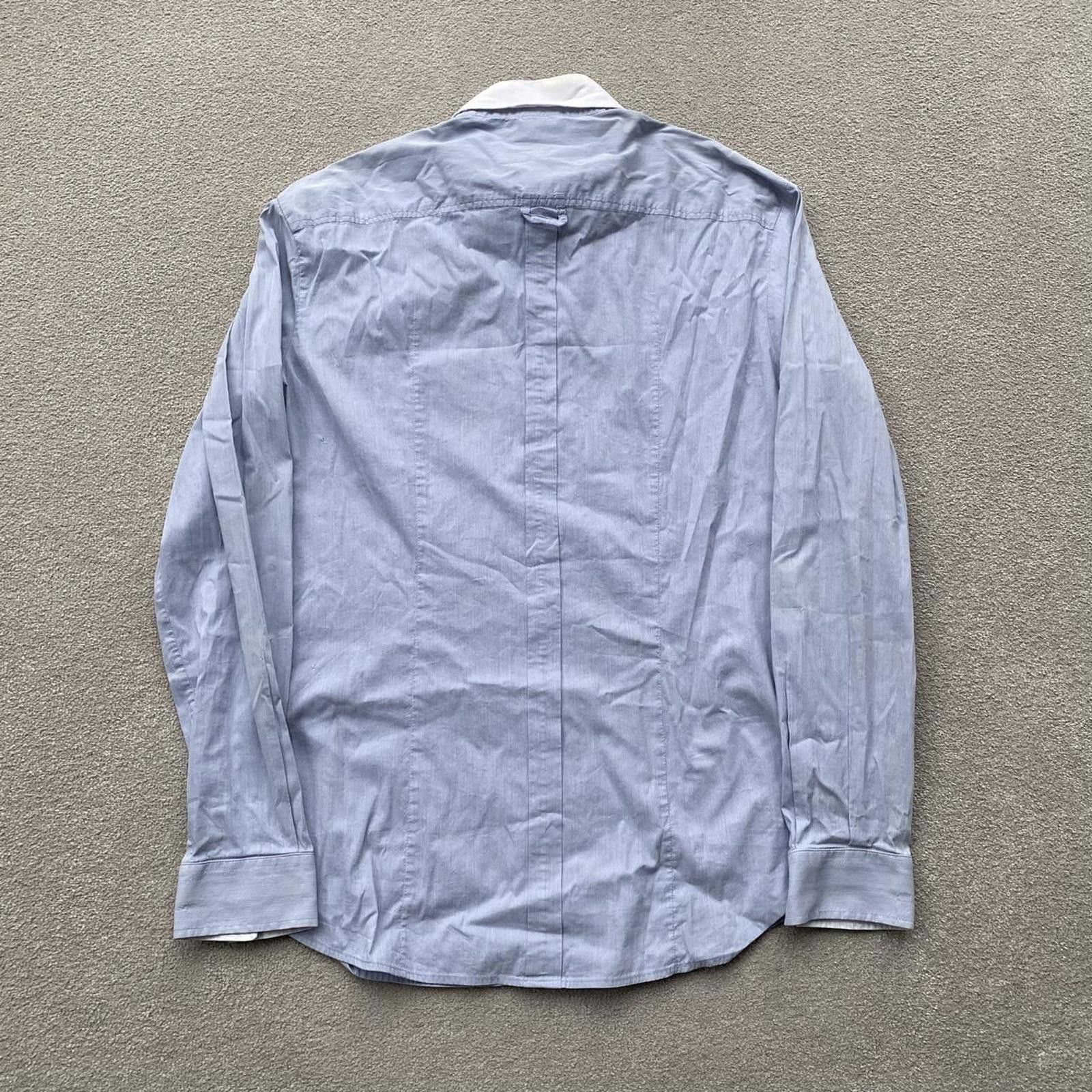 Dolce & Gabbana Dolce & Gabbana D&G Vintage Pinstriped Button Up Shirt Size US M / EU 48-50 / 2 - 4 Thumbnail
