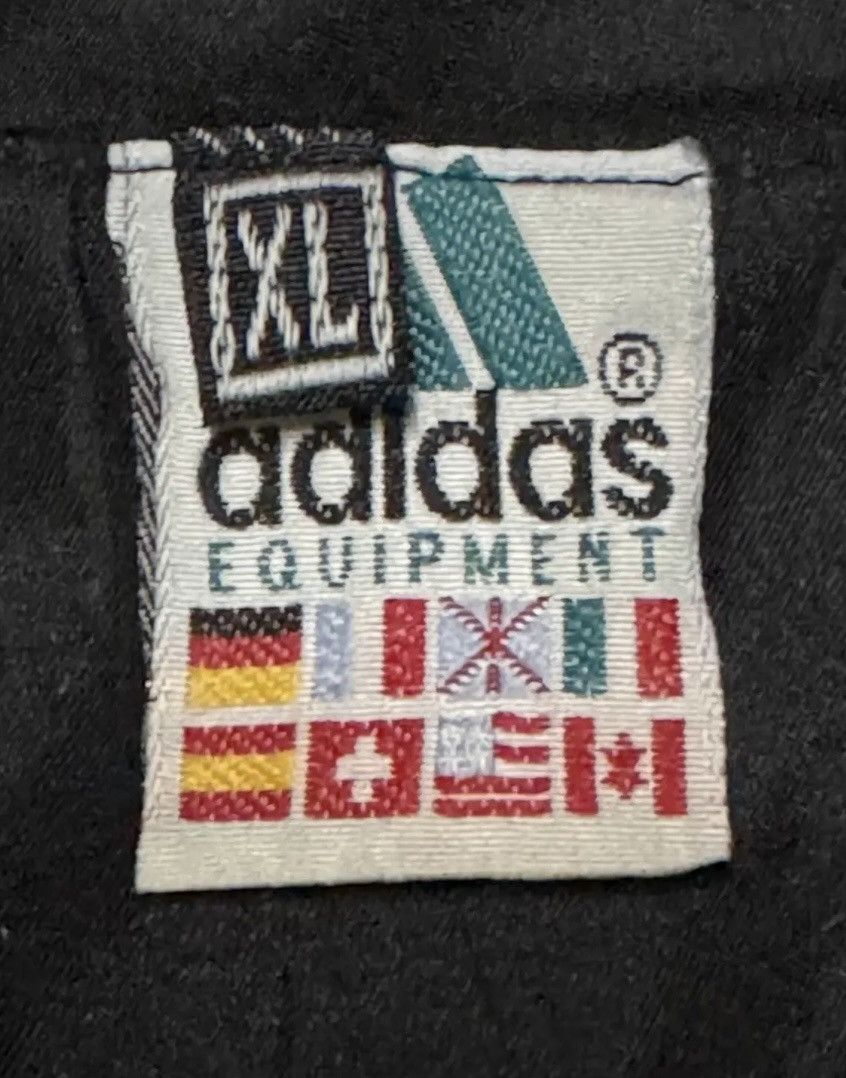 Adidas × Vintage 90s Vintage Adidas Equipment Winbreaker Size US XXL / EU 58 / 5 - 9 Thumbnail