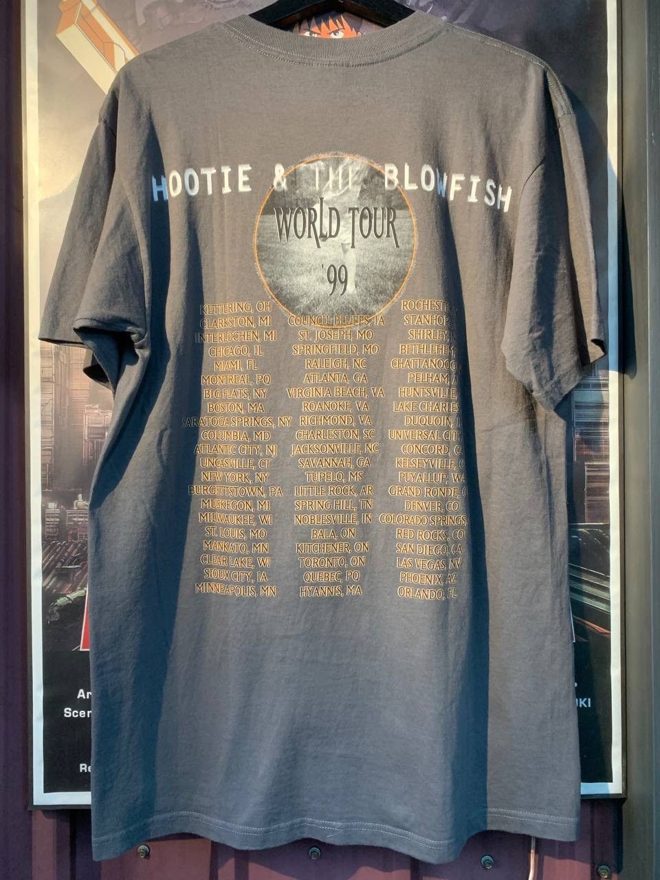 Band Tees × Vintage VINTAGE HOOTIE AND THE BLOWFISH TOUR 1999 Size US L / EU 52-54 / 3 - 7 Thumbnail